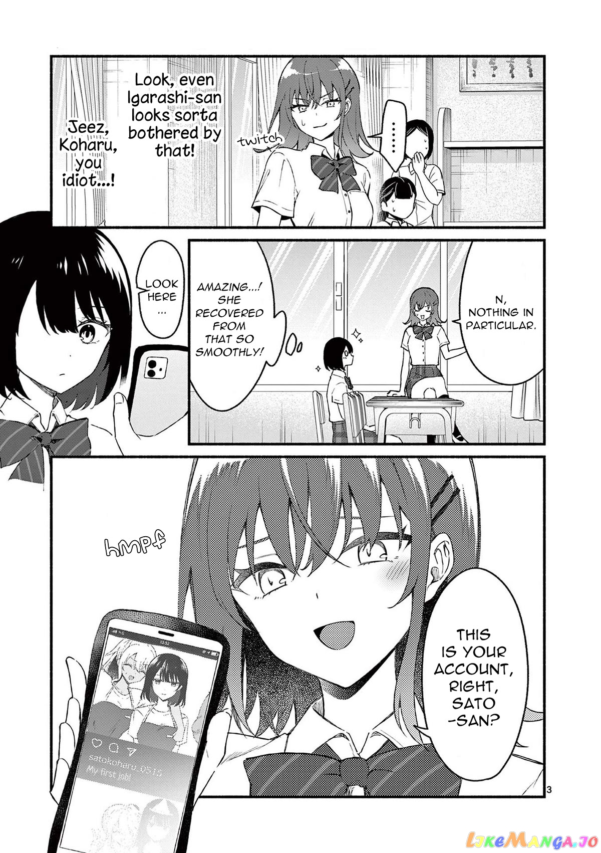 Shiotaiou no Sato-san ga Ore ni dake Amai chapter 48 - page 3