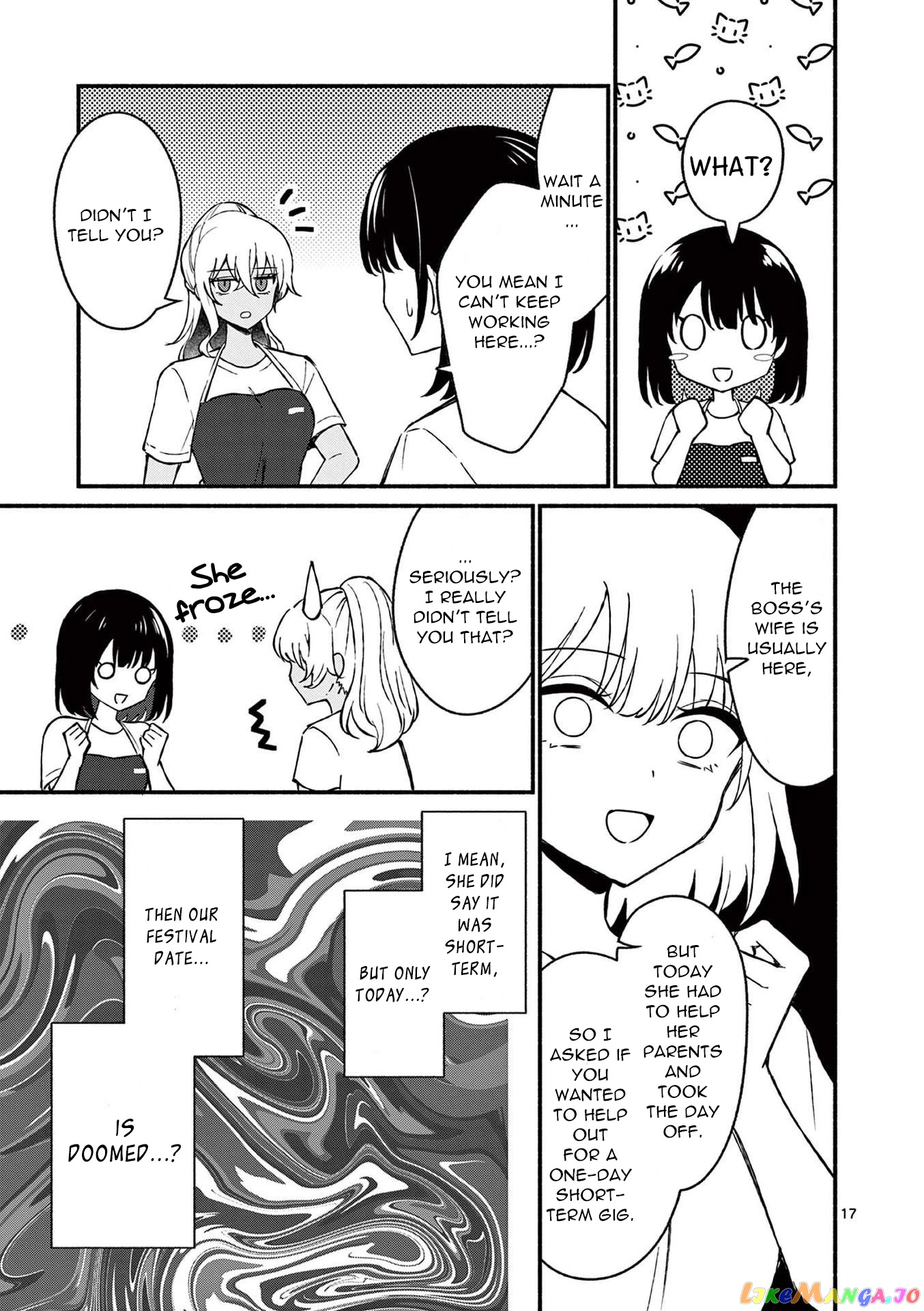 Shiotaiou no Sato-san ga Ore ni dake Amai chapter 38 - page 17