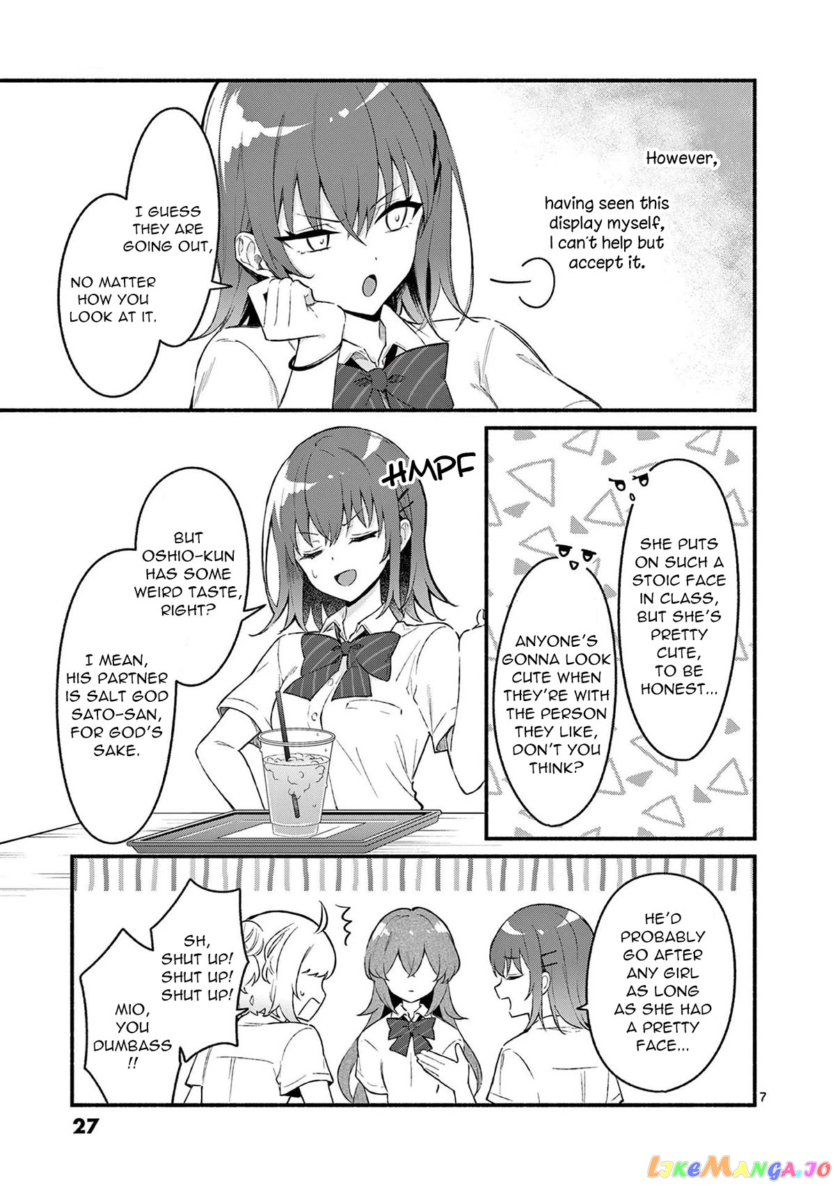 Shiotaiou no Sato-san ga Ore ni dake Amai chapter 50 - page 7