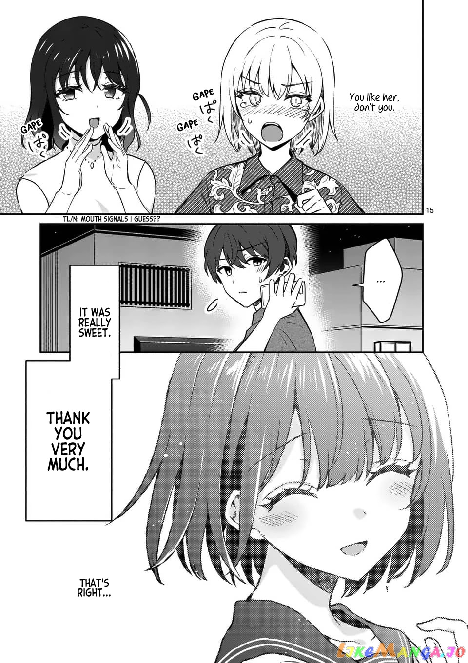 Shiotaiou no Sato-san ga Ore ni dake Amai chapter 14 - page 15