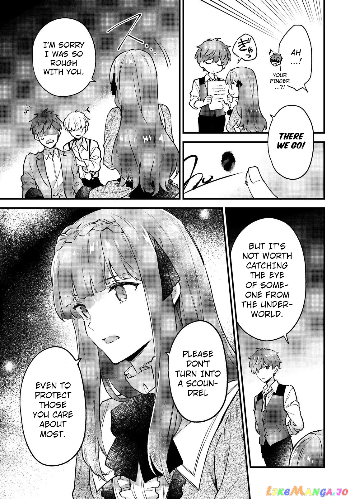 Akumana Akutou Ikka no Mana Musume, Tensei Saki mo Otome Game no Gokudou Reijou deshita chapter 1 - page 10
