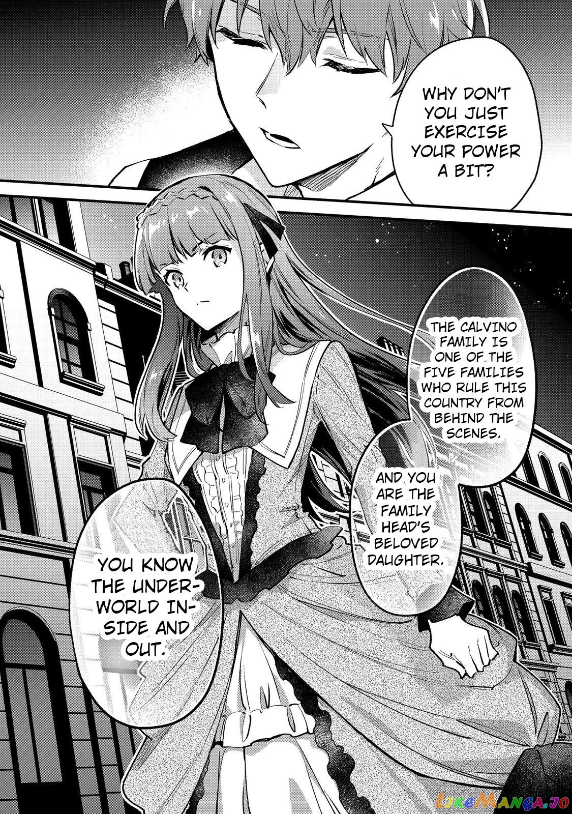 Akumana Akutou Ikka no Mana Musume, Tensei Saki mo Otome Game no Gokudou Reijou deshita chapter 1 - page 13