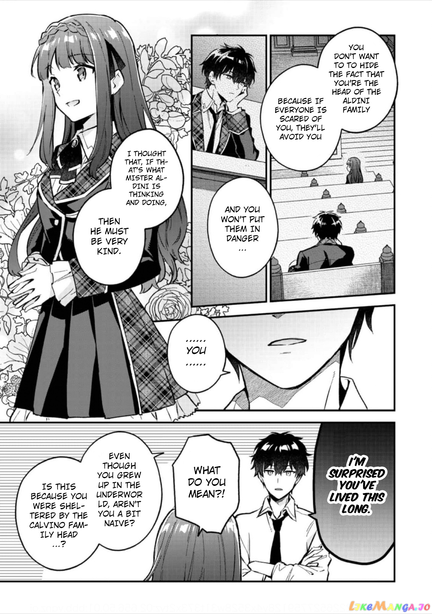 Akumana Akutou Ikka no Mana Musume, Tensei Saki mo Otome Game no Gokudou Reijou deshita chapter 5 - page 14