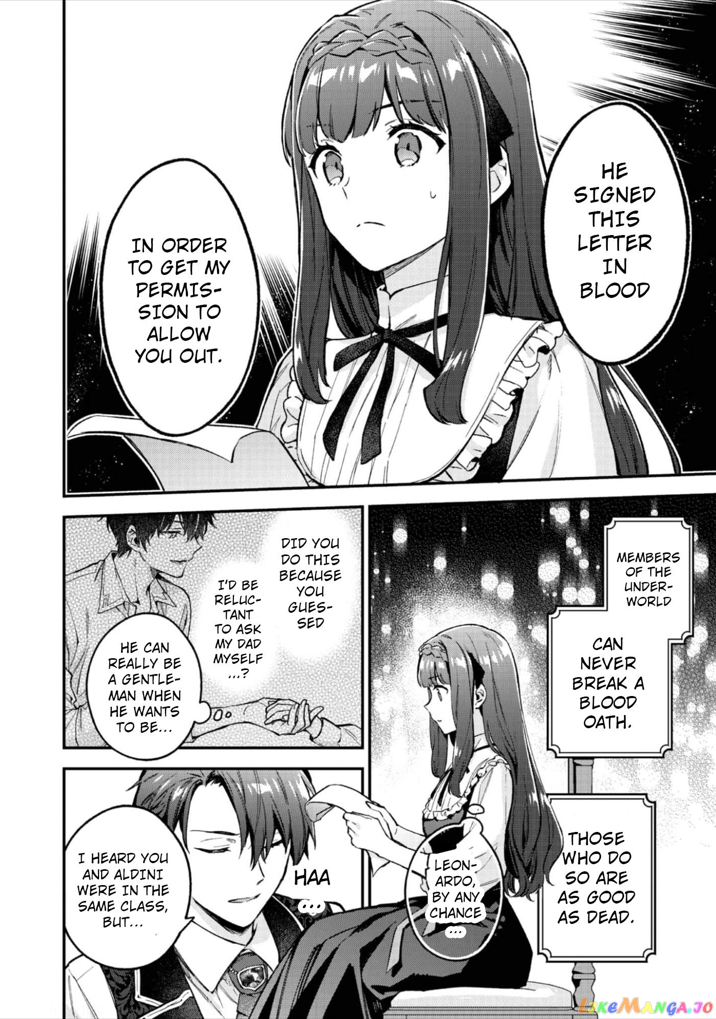 Akumana Akutou Ikka no Mana Musume, Tensei Saki mo Otome Game no Gokudou Reijou deshita chapter 7 - page 27