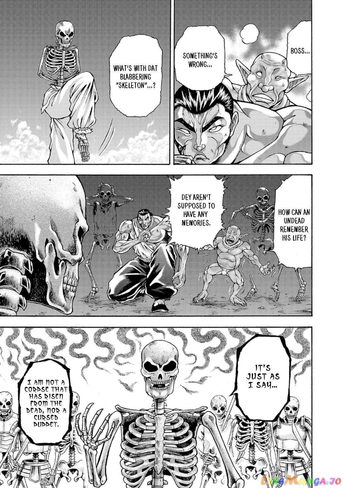 Baki Gaiden – Retsu Kaioh Isekai Tensei Shitemo Ikkō Kamawan! chapter 34 - page 13