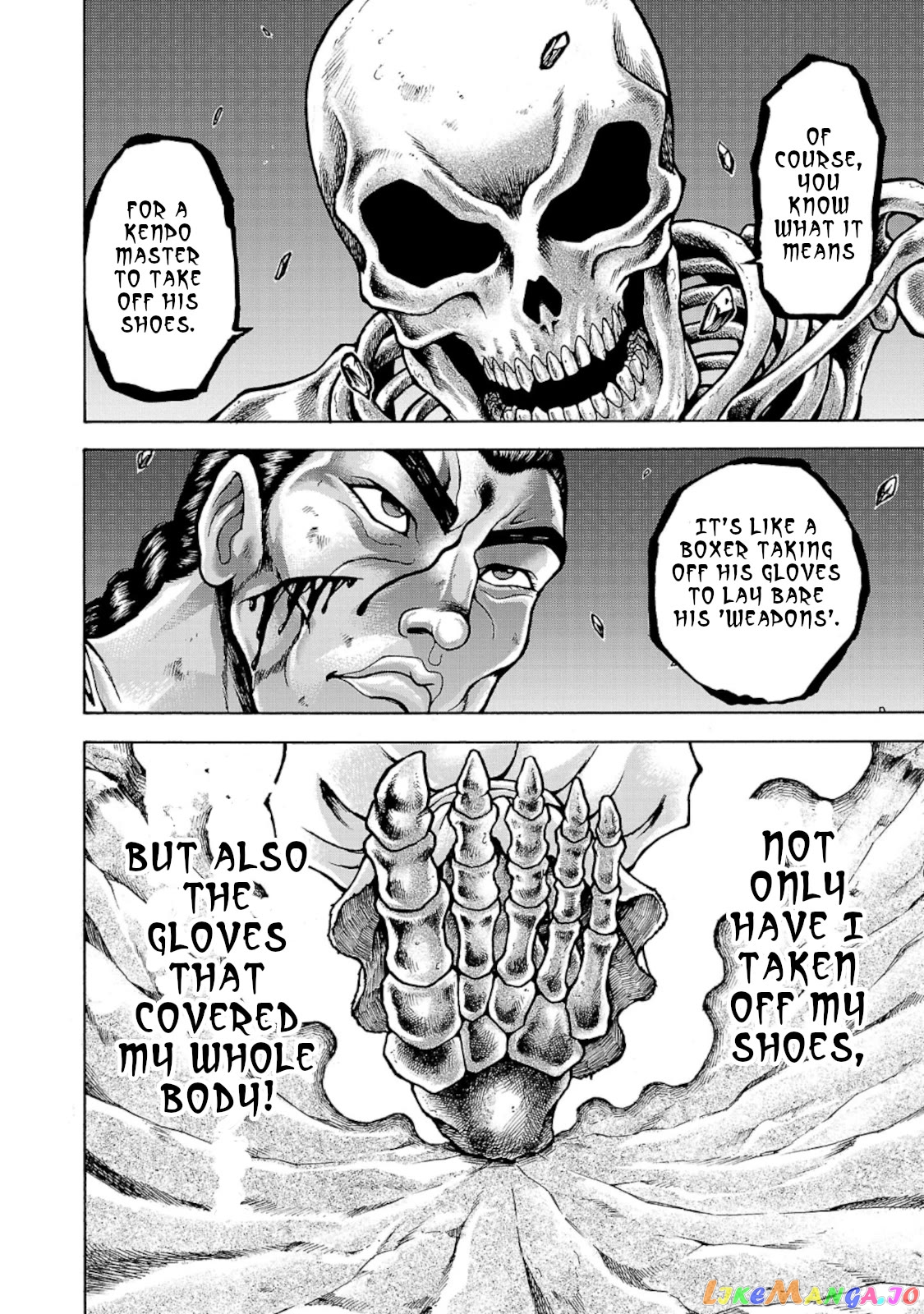 Baki Gaiden – Retsu Kaioh Isekai Tensei Shitemo Ikkō Kamawan! chapter 34 - page 17