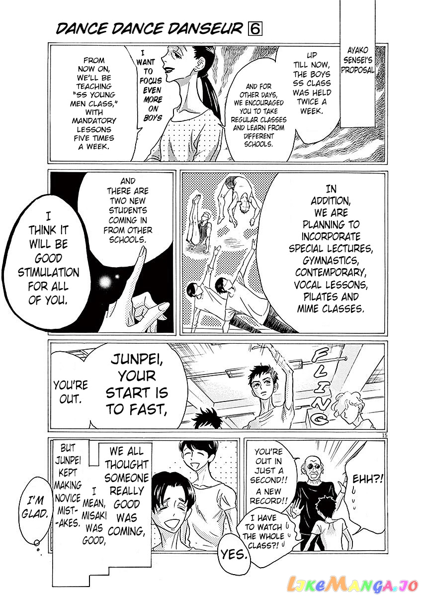Dance Dance Danseur chapter 53 - page 15