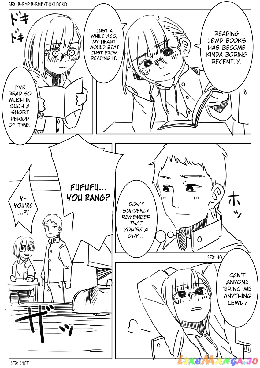 Danshikou ni Dokusareta Otokonoko chapter 4 - page 1
