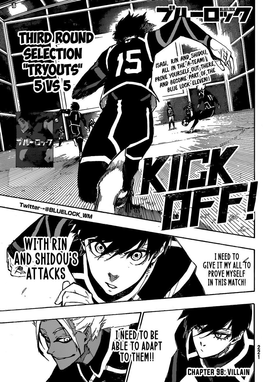Blue Lock chapter 98 - page 1