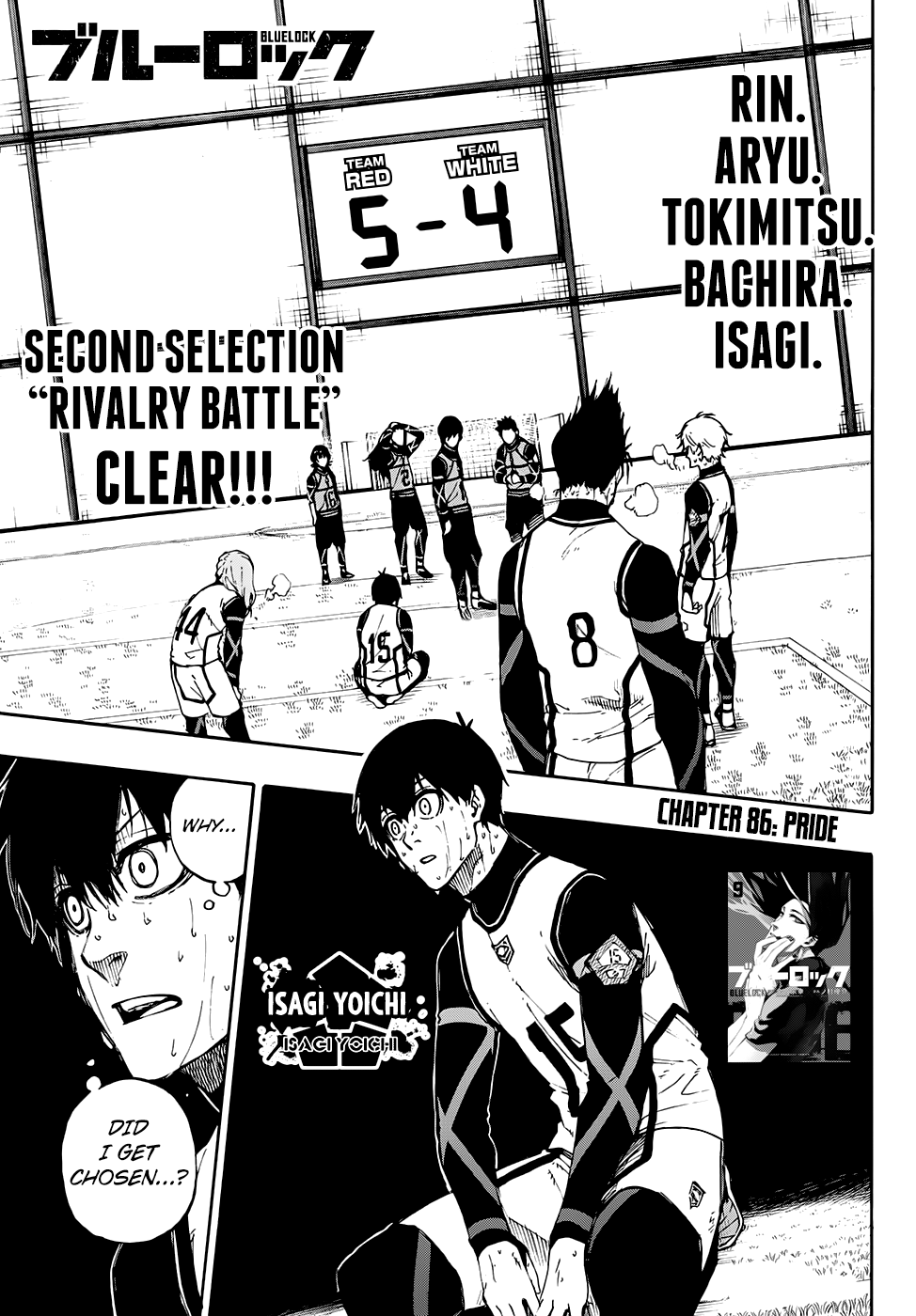 Blue Lock chapter 86 - page 1