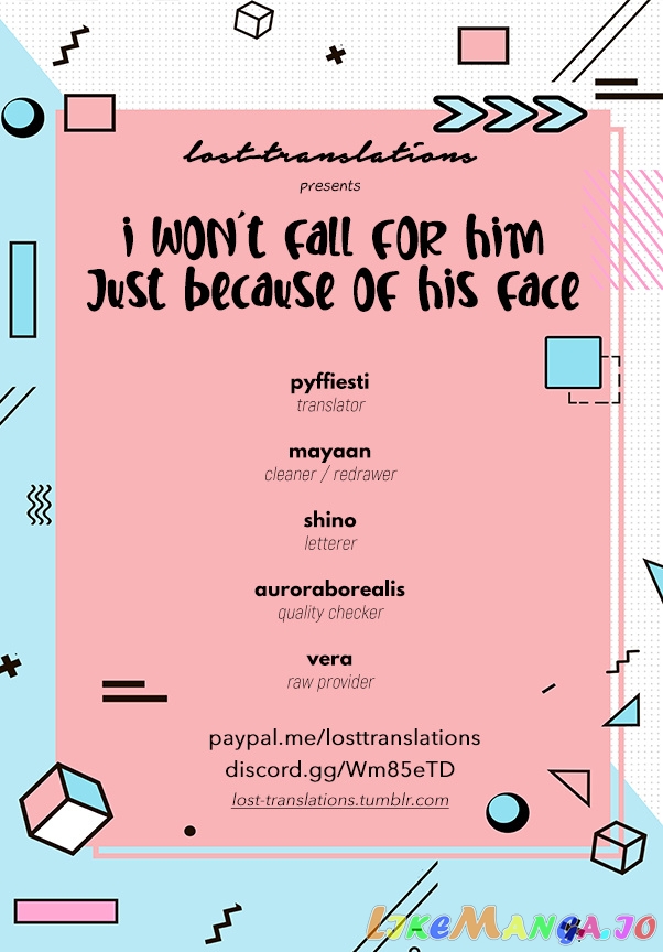I Won't Fall for Him Just Because of His Face chapter 5 - page 1