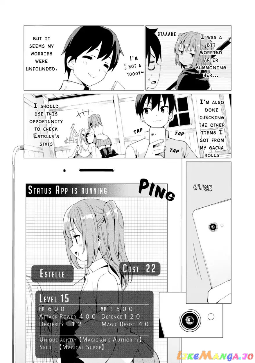 Gacha Wo Mawashite Nakama Wo Fuyasu Saikyou No Bishoujo Gundan Wo Tsukuriagero chapter 7 - page 8