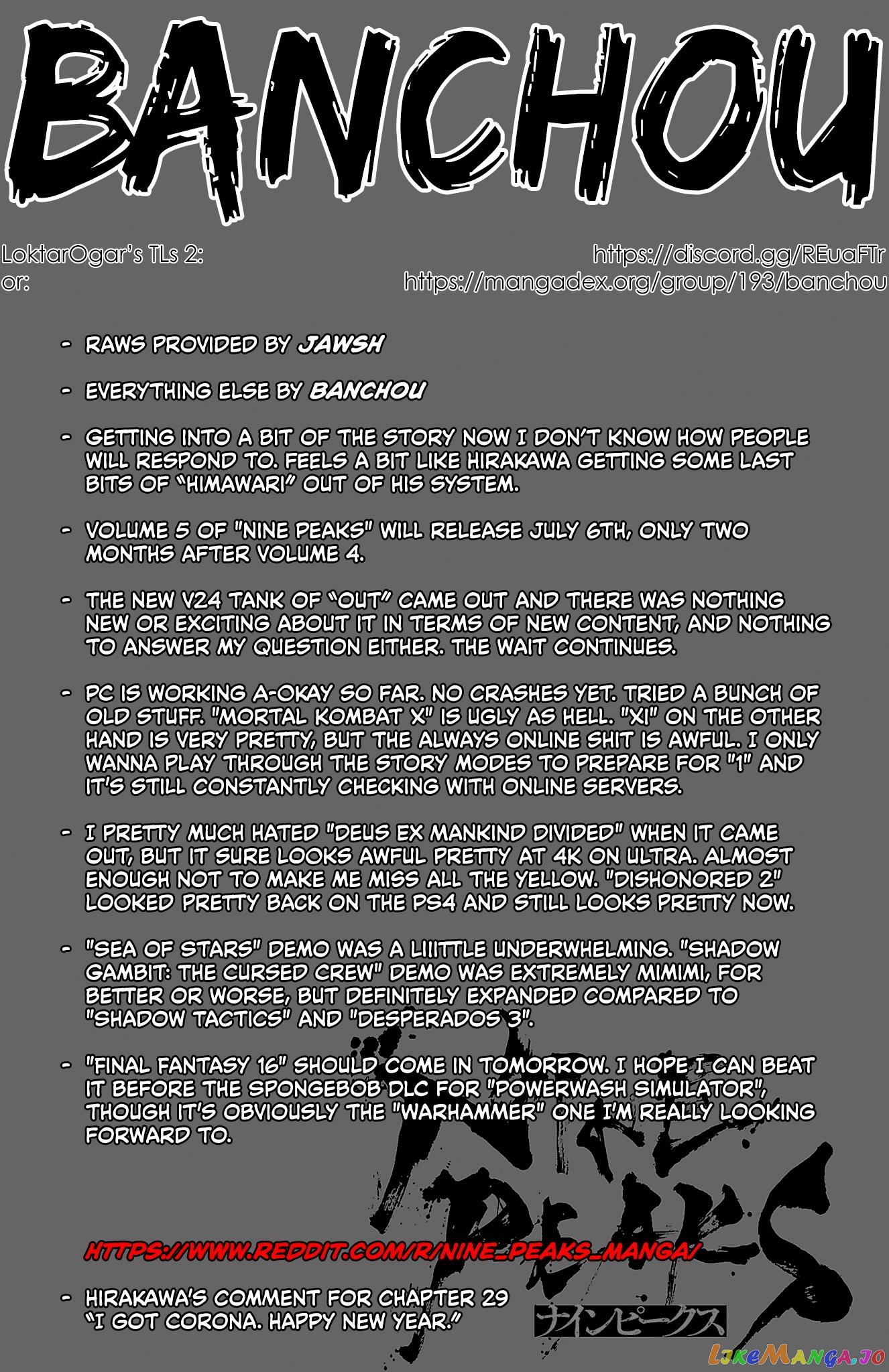 NINE PEAKS chapter 29 - page 1