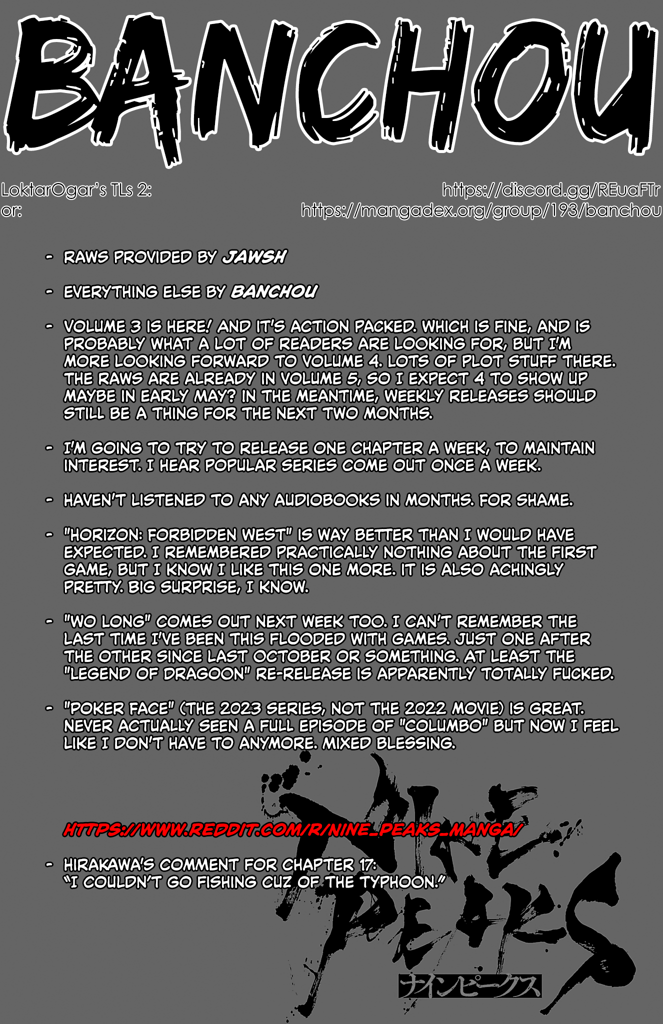 NINE PEAKS chapter 17 - page 1
