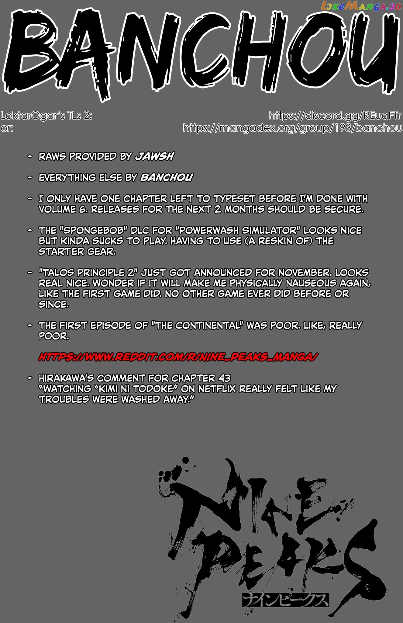 NINE PEAKS Chapter 43 - page 1