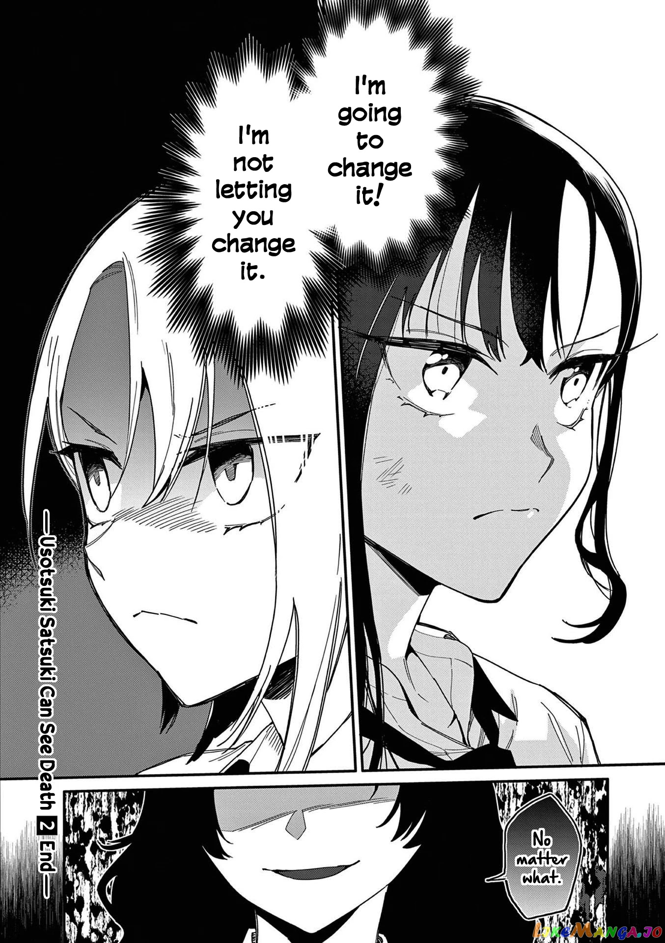 Liar Satsuki Can See Death chapter 18 - page 20