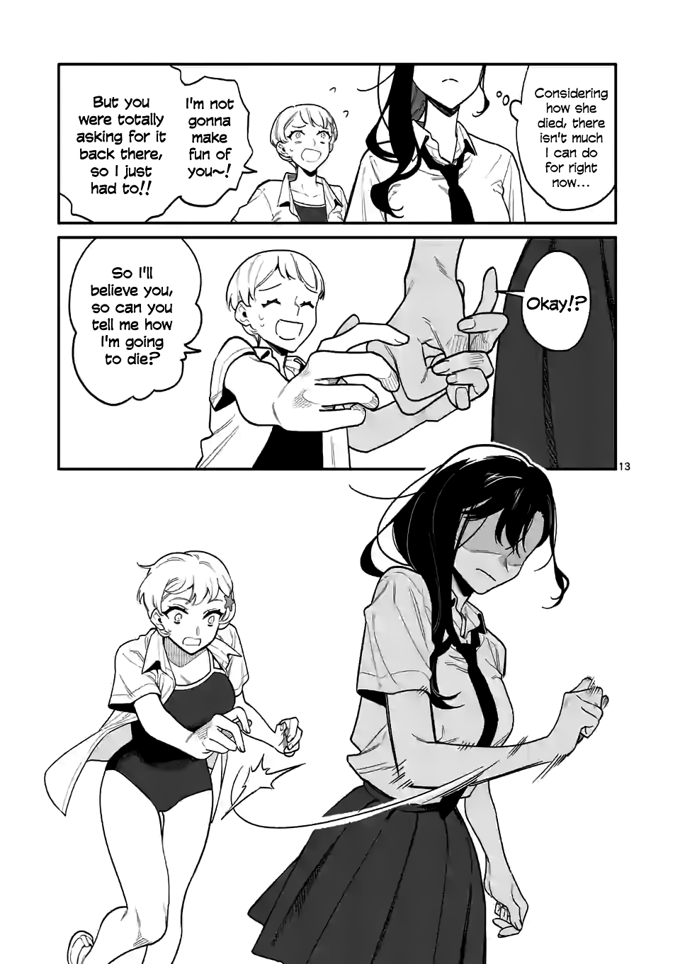 Liar Satsuki Can See Death chapter 32 - page 13