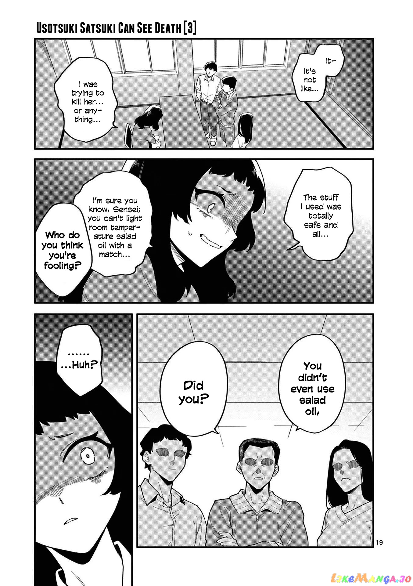 Liar Satsuki Can See Death chapter 21 - page 19