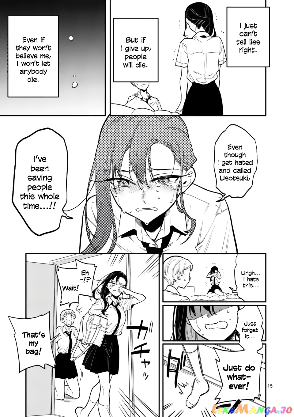 Liar Satsuki Can See Death chapter 37 - page 15