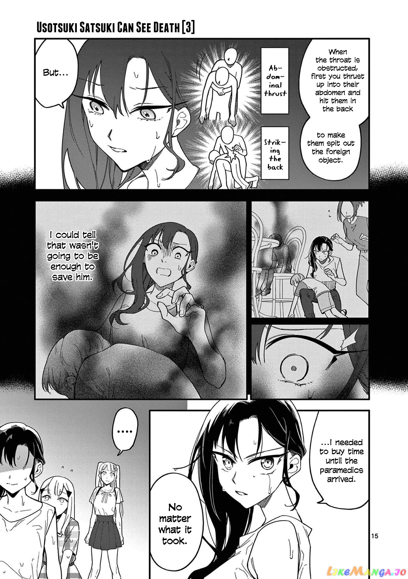 Liar Satsuki Can See Death chapter 23 - page 15