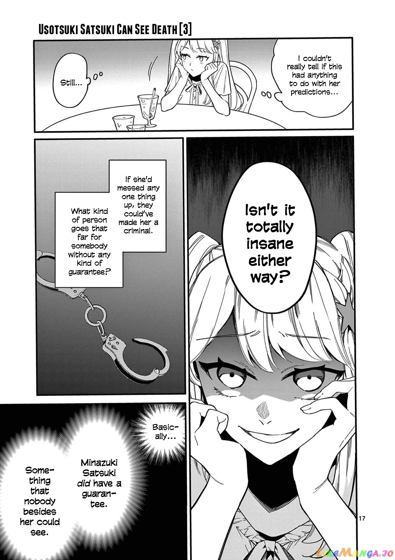 Liar Satsuki Can See Death chapter 23 - page 17
