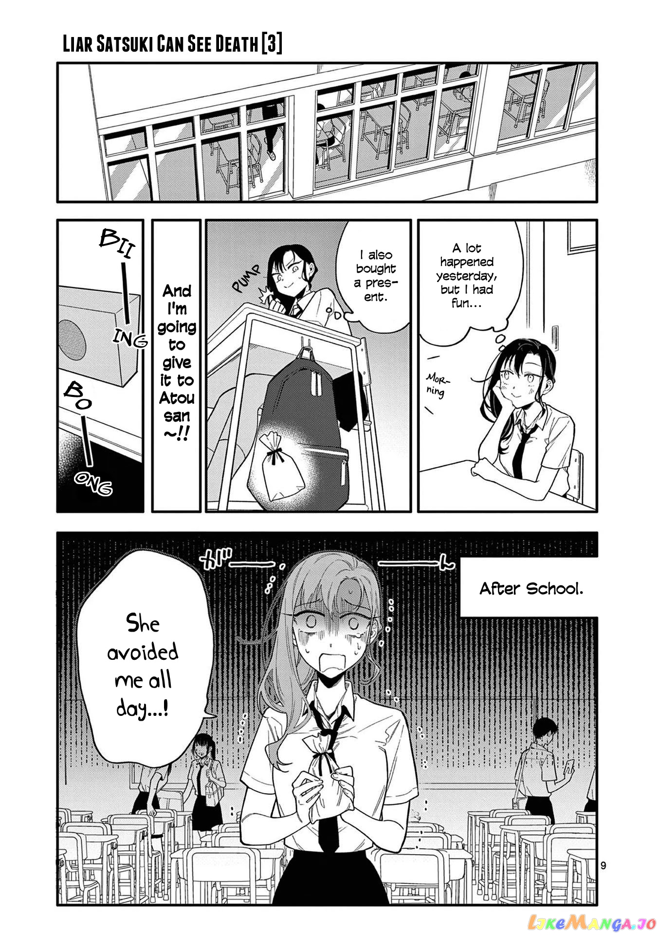Liar Satsuki Can See Death chapter 24 - page 9