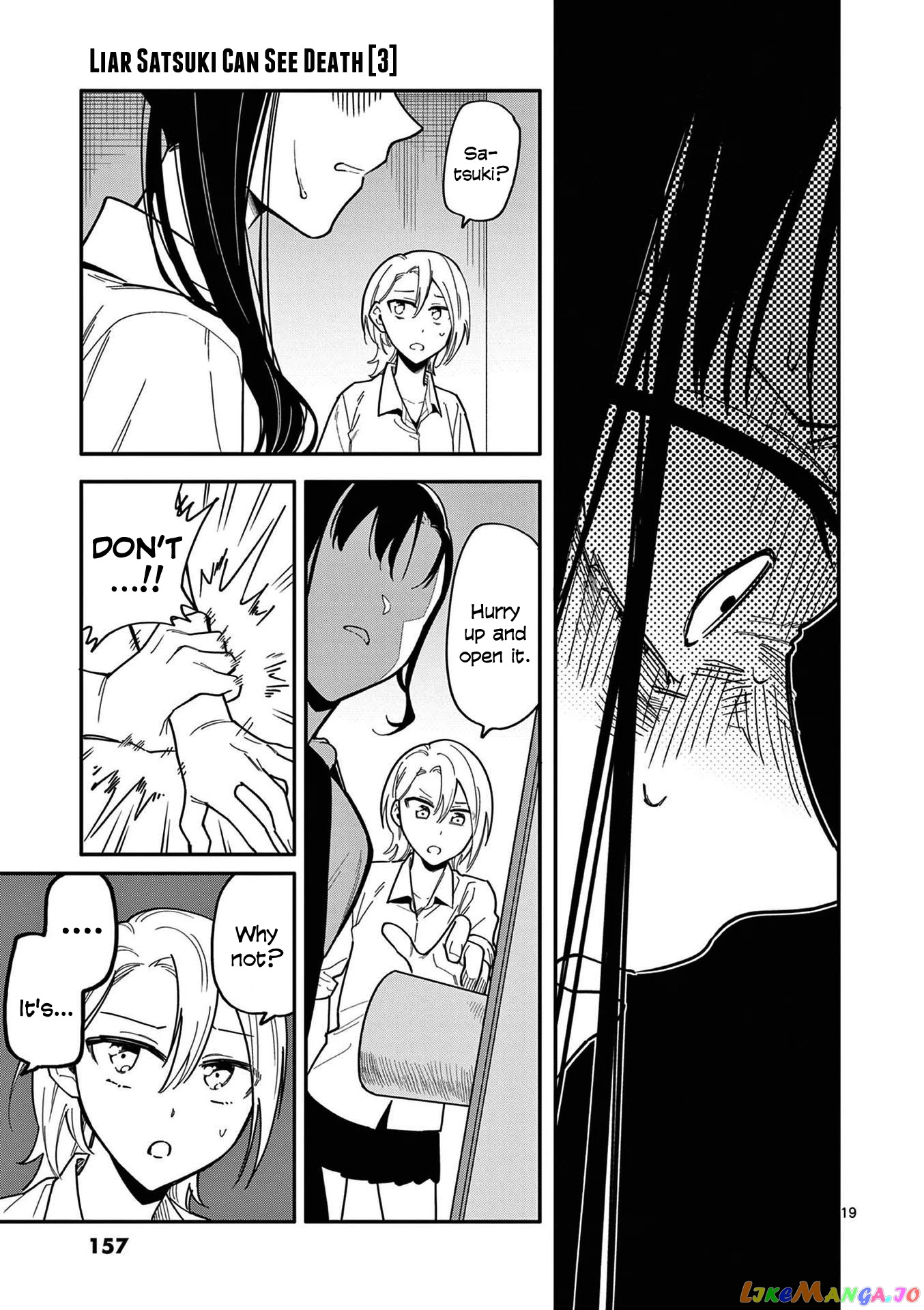 Liar Satsuki Can See Death chapter 26 - page 19