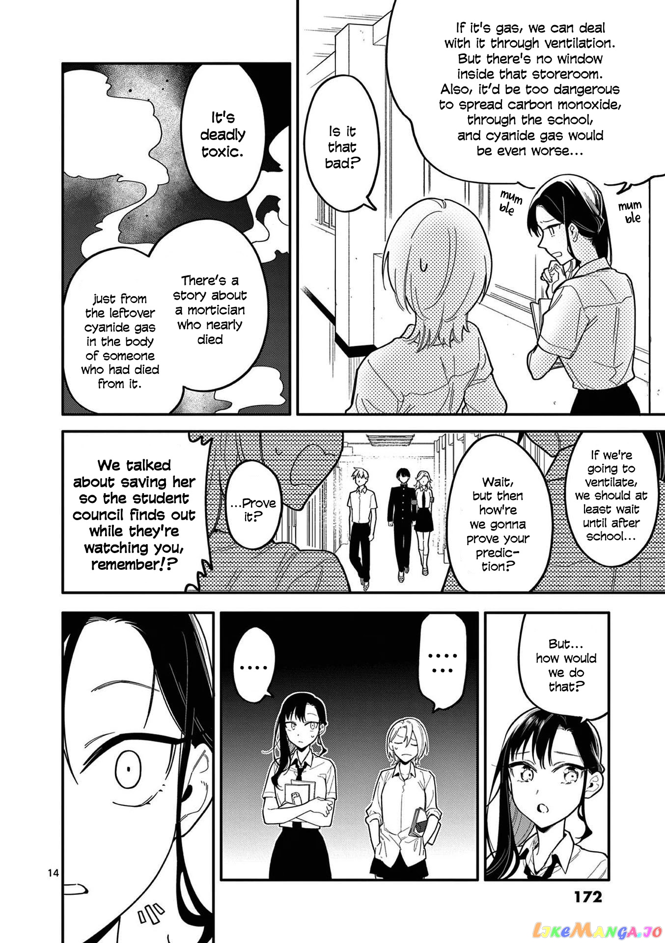 Liar Satsuki Can See Death chapter 27 - page 14