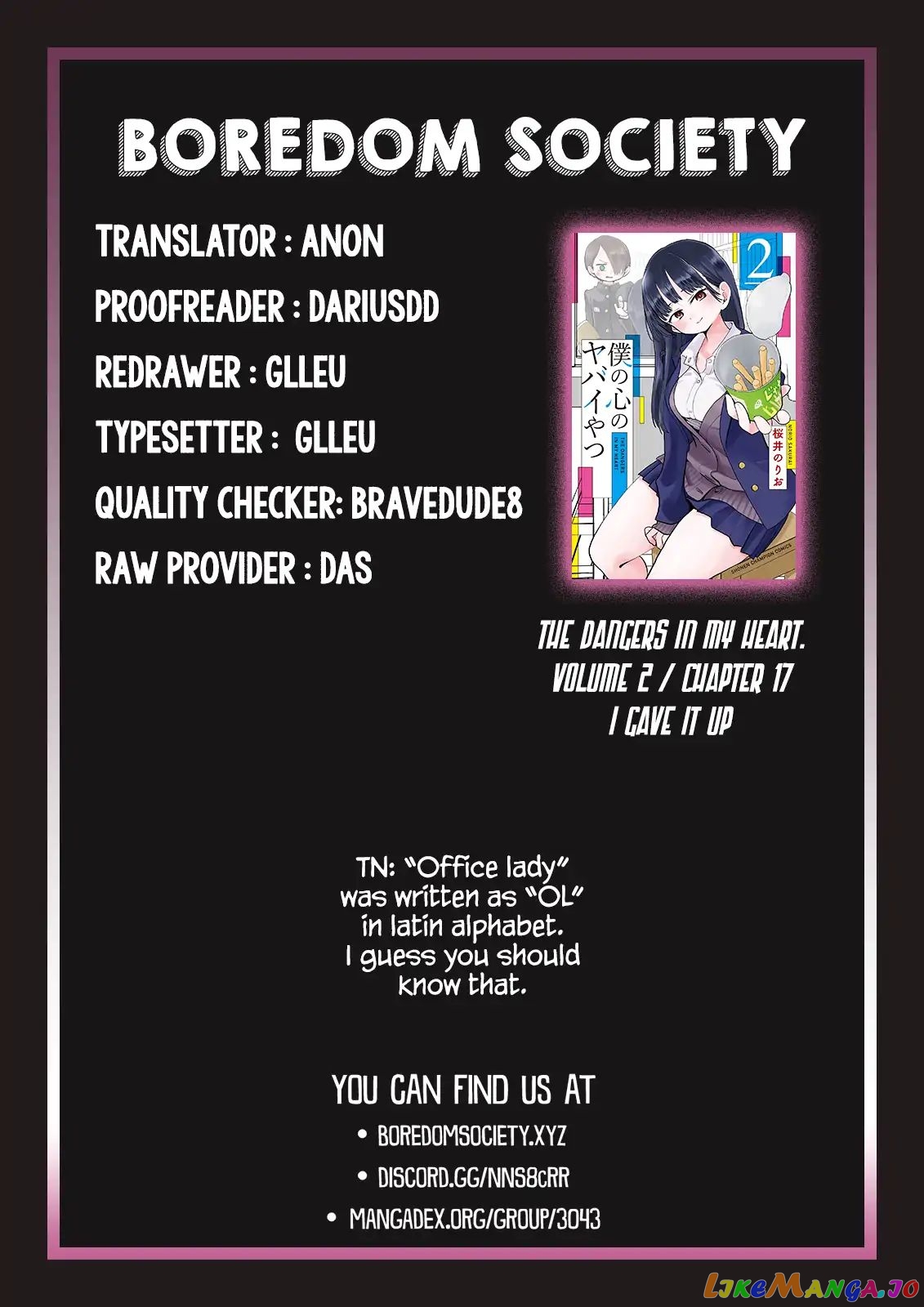 Boku no Kokoro no Yabai yatsu chapter 19 - page 14