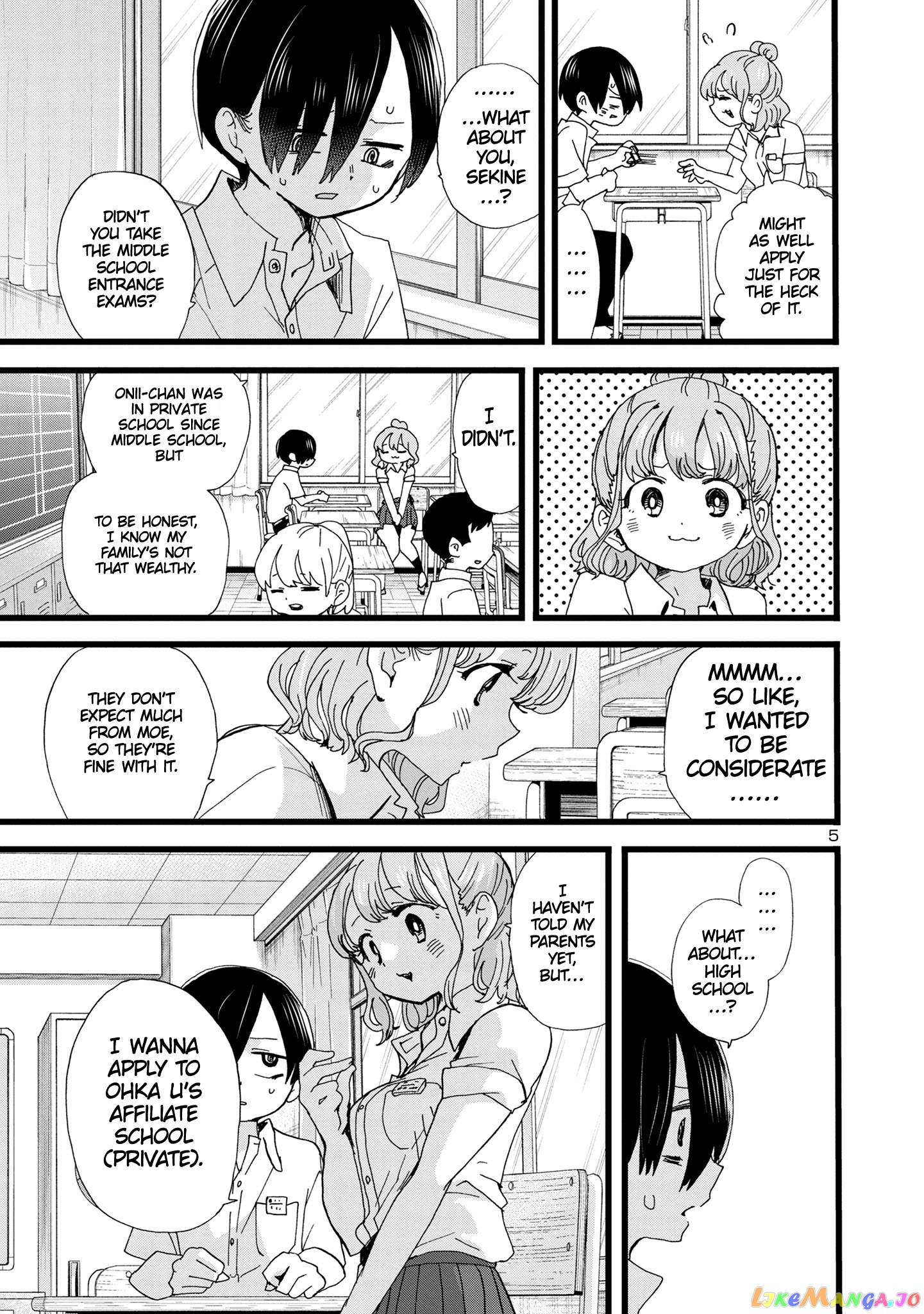 Boku no Kokoro no Yabai yatsu chapter 117 - page 6