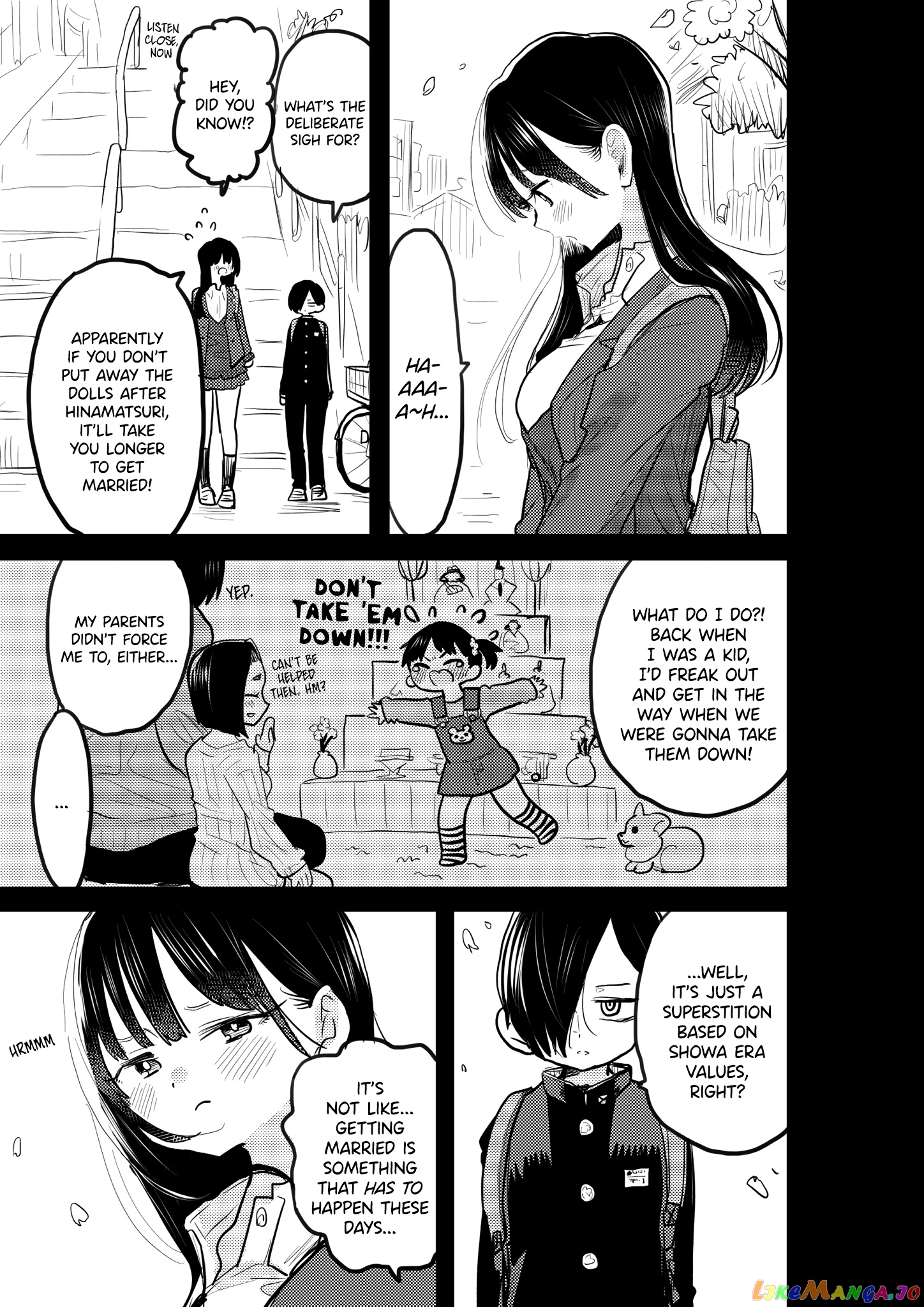 Boku no Kokoro no Yabai yatsu chapter 65.3 - page 1