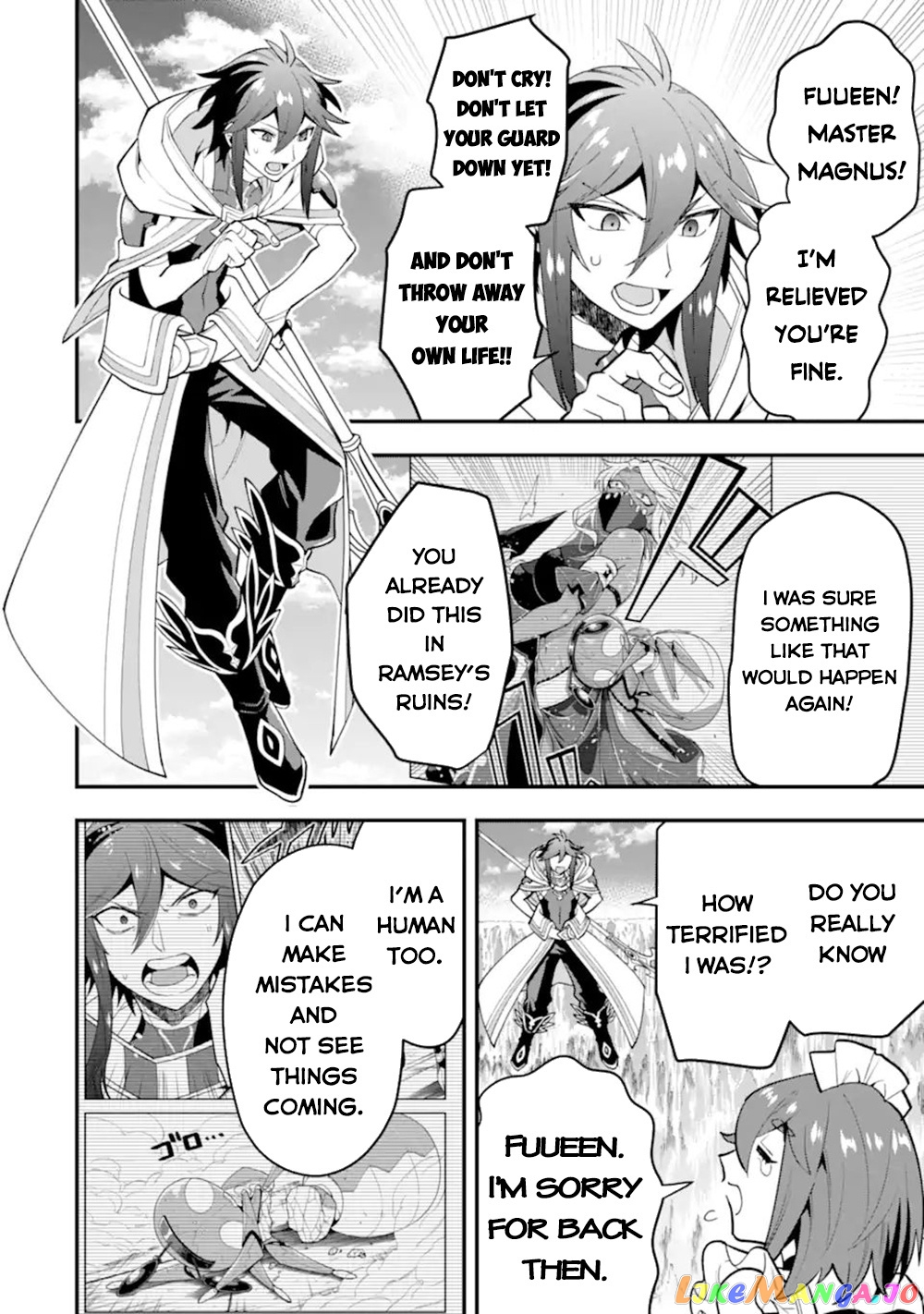 Kouryakuhon o Kushi Suru Saikyou no Mahoutsukai ~< Meirei sa Sero > to wa Iwa Senai Oreryuu Mao Tobatsu Saizen Ruuto ~ chapter 43.2 - page 9