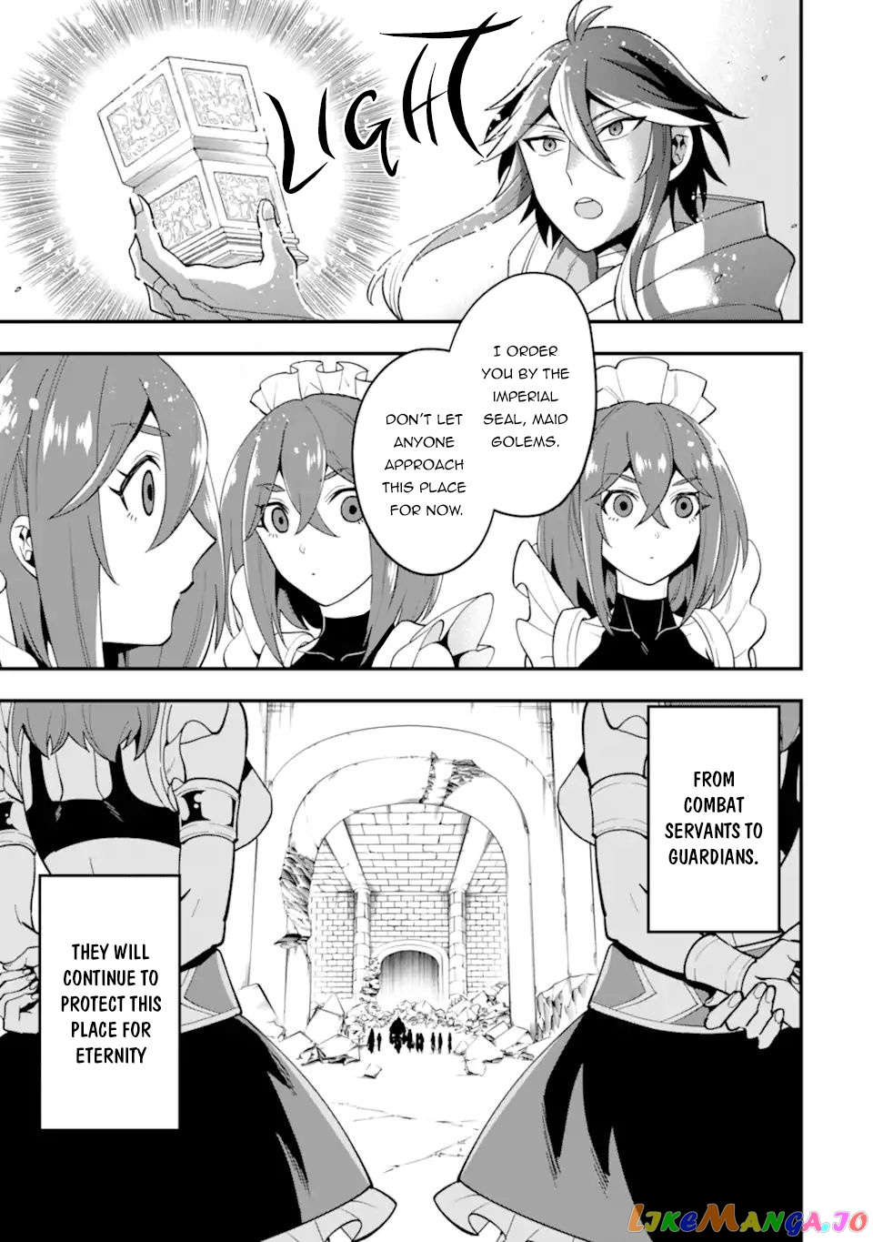 Kouryakuhon o Kushi Suru Saikyou no Mahoutsukai ~< Meirei sa Sero > to wa Iwa Senai Oreryuu Mao Tobatsu Saizen Ruuto ~ chapter 30 - page 4