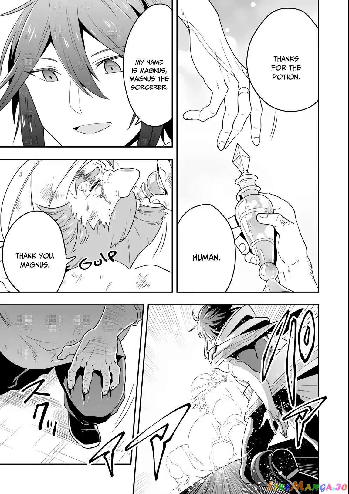 Kouryakuhon o Kushi Suru Saikyou no Mahoutsukai ~< Meirei sa Sero > to wa Iwa Senai Oreryuu Mao Tobatsu Saizen Ruuto ~ chapter 6 - page 6