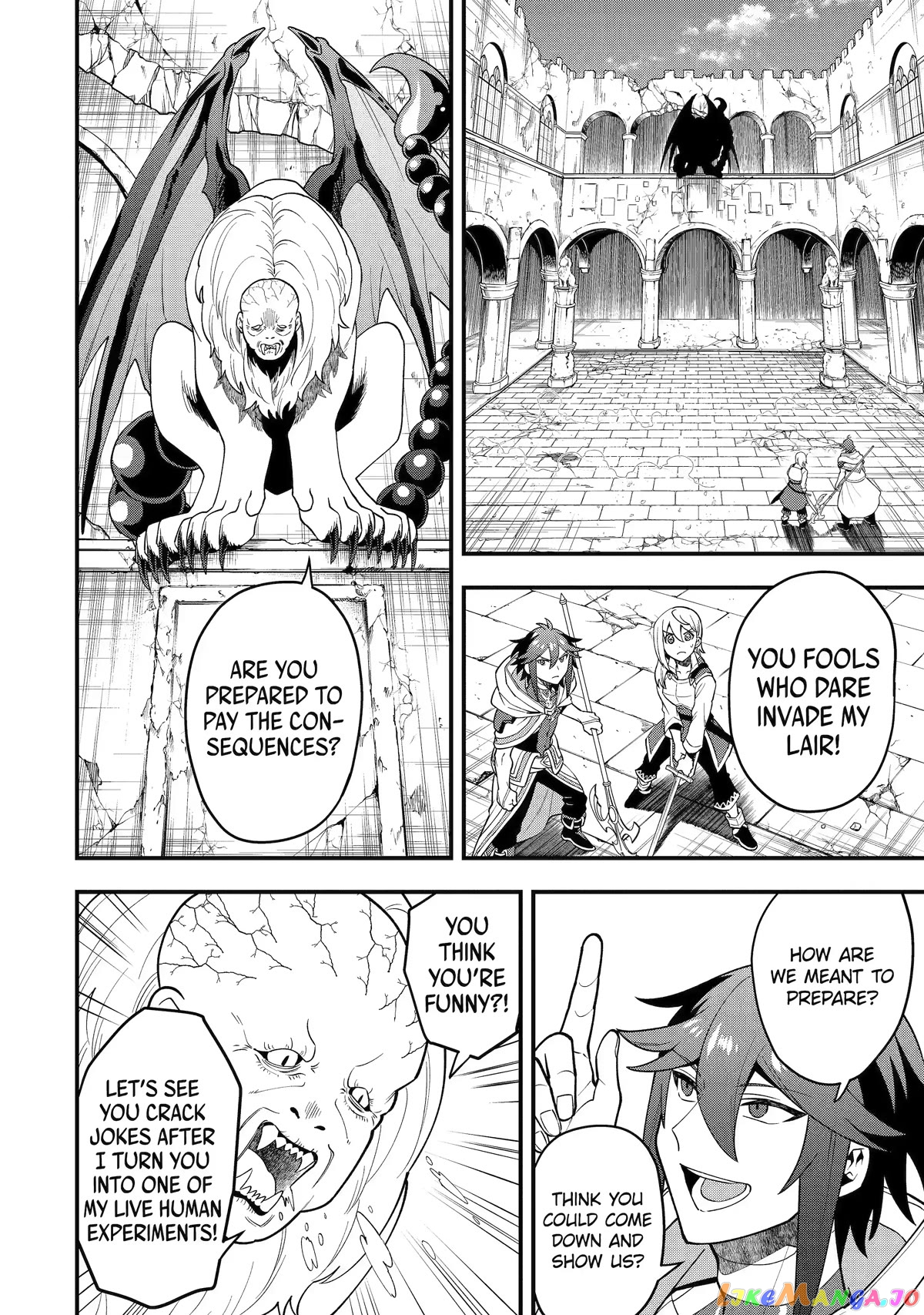 Kouryakuhon o Kushi Suru Saikyou no Mahoutsukai ~< Meirei sa Sero > to wa Iwa Senai Oreryuu Mao Tobatsu Saizen Ruuto ~ chapter 47 - page 12