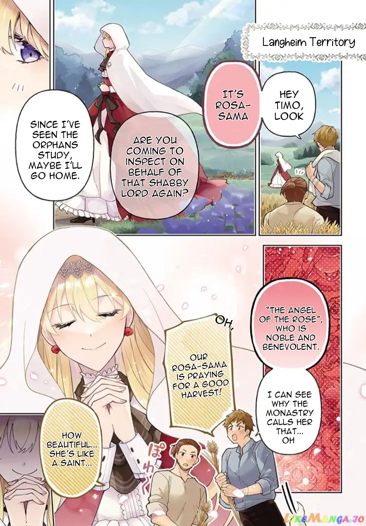 The Rotten Lady Rosa Wants To Watch Over Love From The Shadows chapter 1.1 - page 1