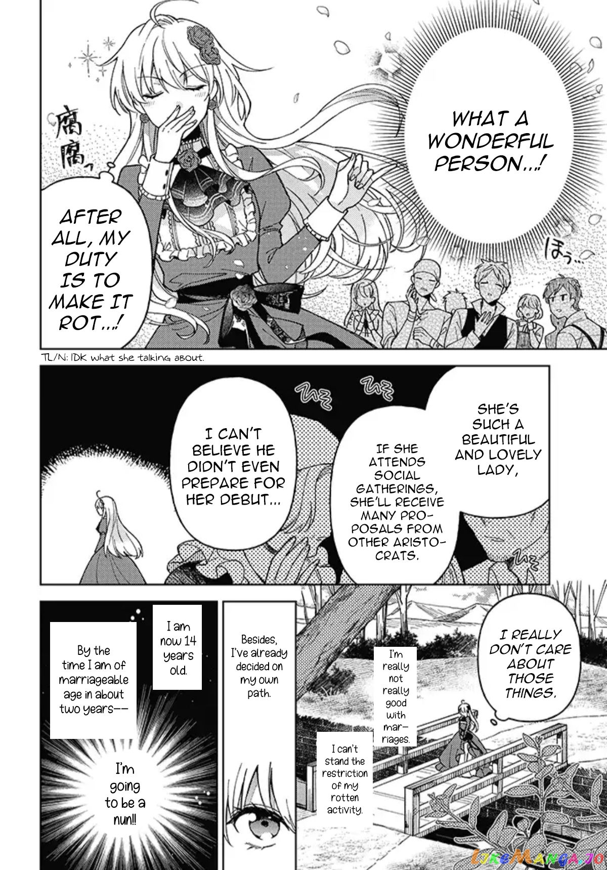 The Rotten Lady Rosa Wants To Watch Over Love From The Shadows chapter 1.1 - page 13