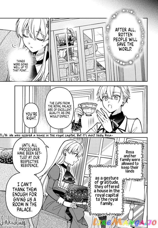 The Rotten Lady Rosa Wants To Watch Over Love From The Shadows chapter 6.1 - page 9
