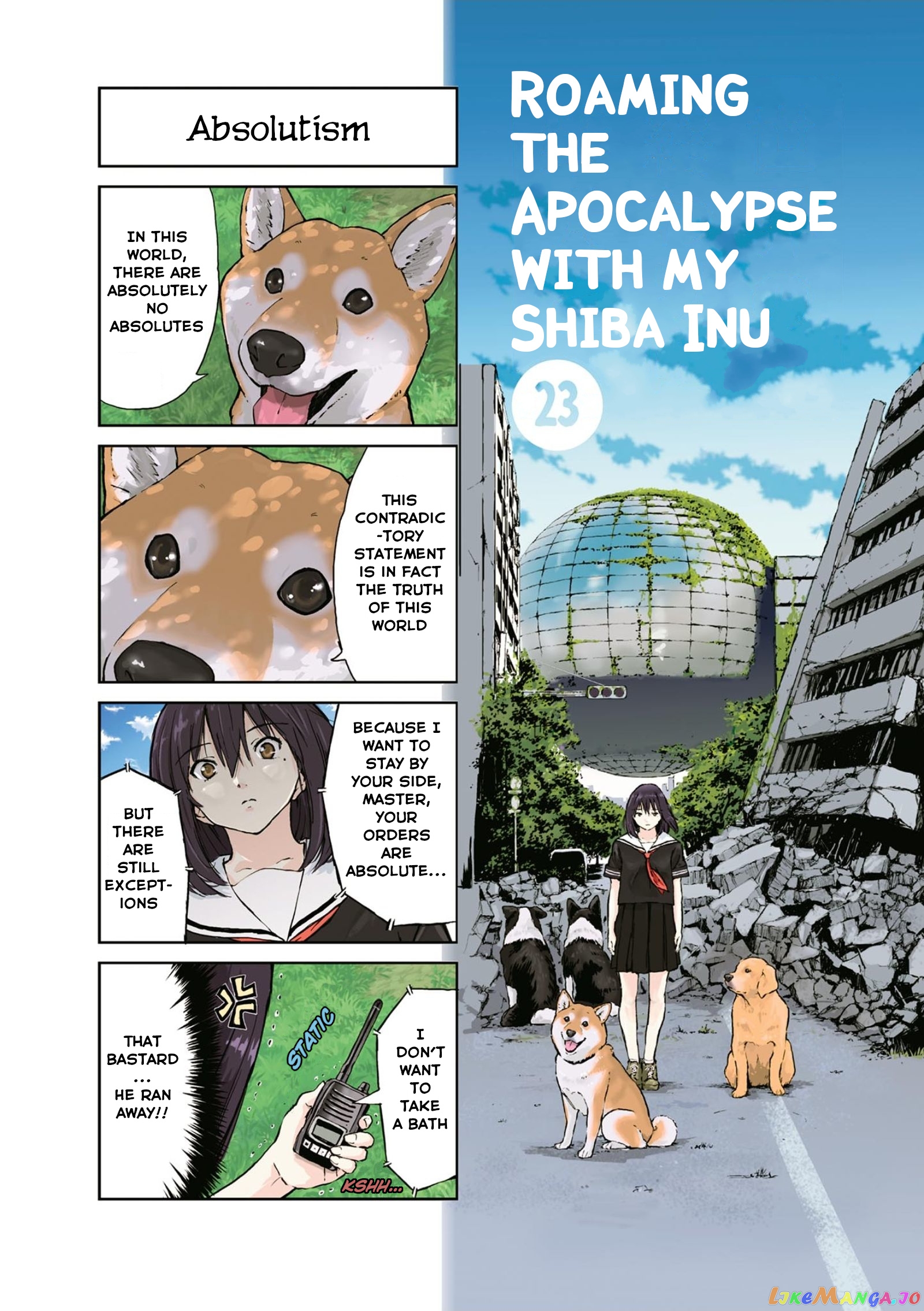 Roaming The Apocalypse With My Shiba Inu chapter 23 - page 1