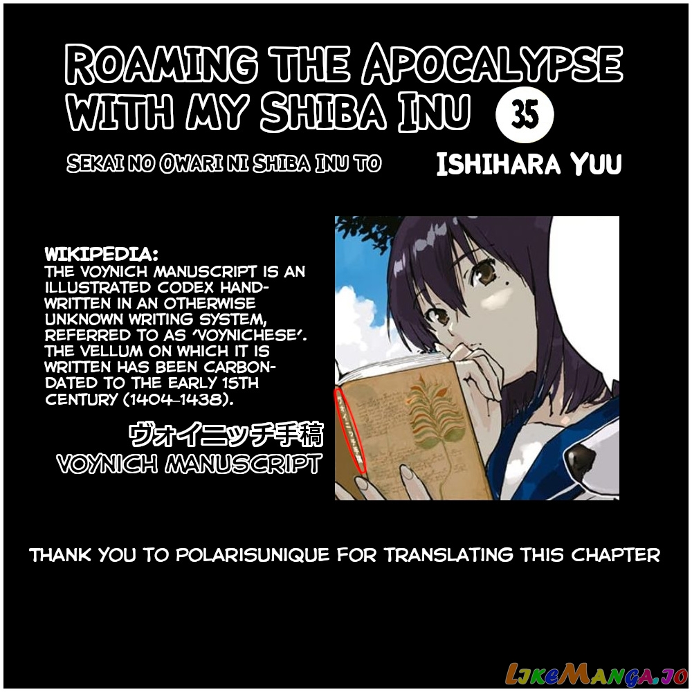 Roaming The Apocalypse With My Shiba Inu chapter 35 - page 12