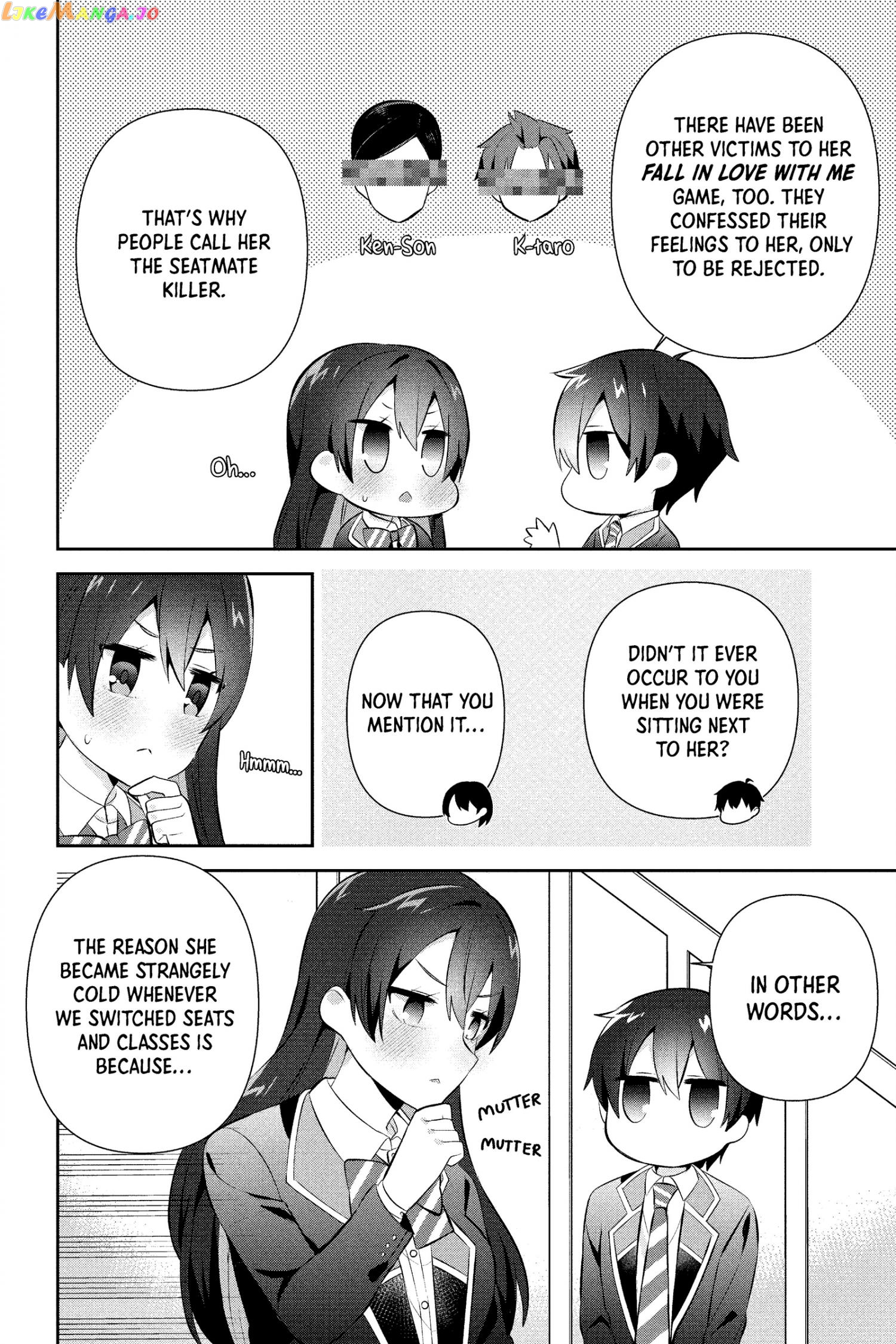 The Cute Girl Sitting Next To Me Is Trying To Make Me Fall In Love With Her As A Way To Ridicule Me, But The Tables Were Turned On Her Before She Knew It chapter 15 - page 17
