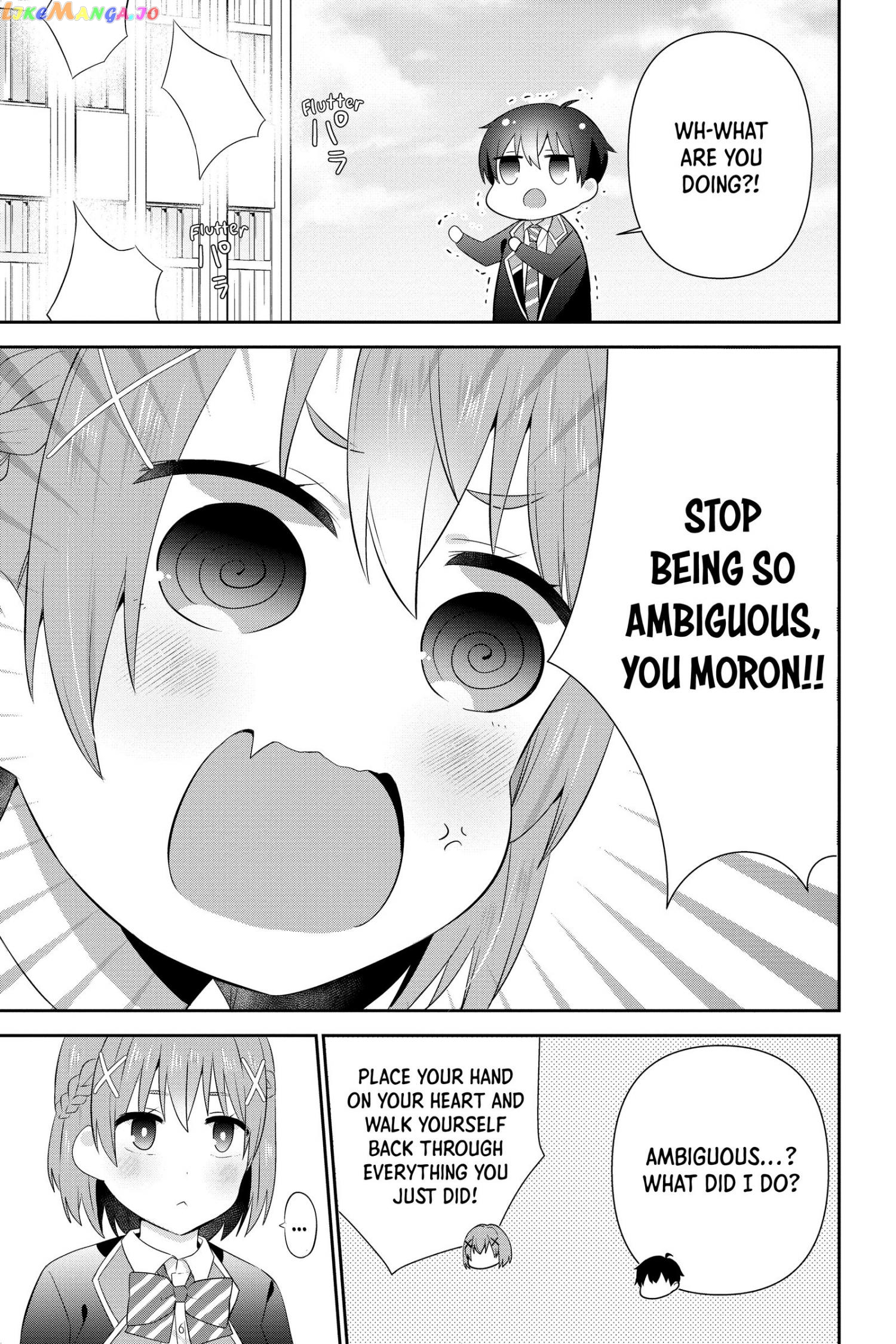 The Cute Girl Sitting Next To Me Is Trying To Make Me Fall In Love With Her As A Way To Ridicule Me, But The Tables Were Turned On Her Before She Knew It chapter 17 - page 8