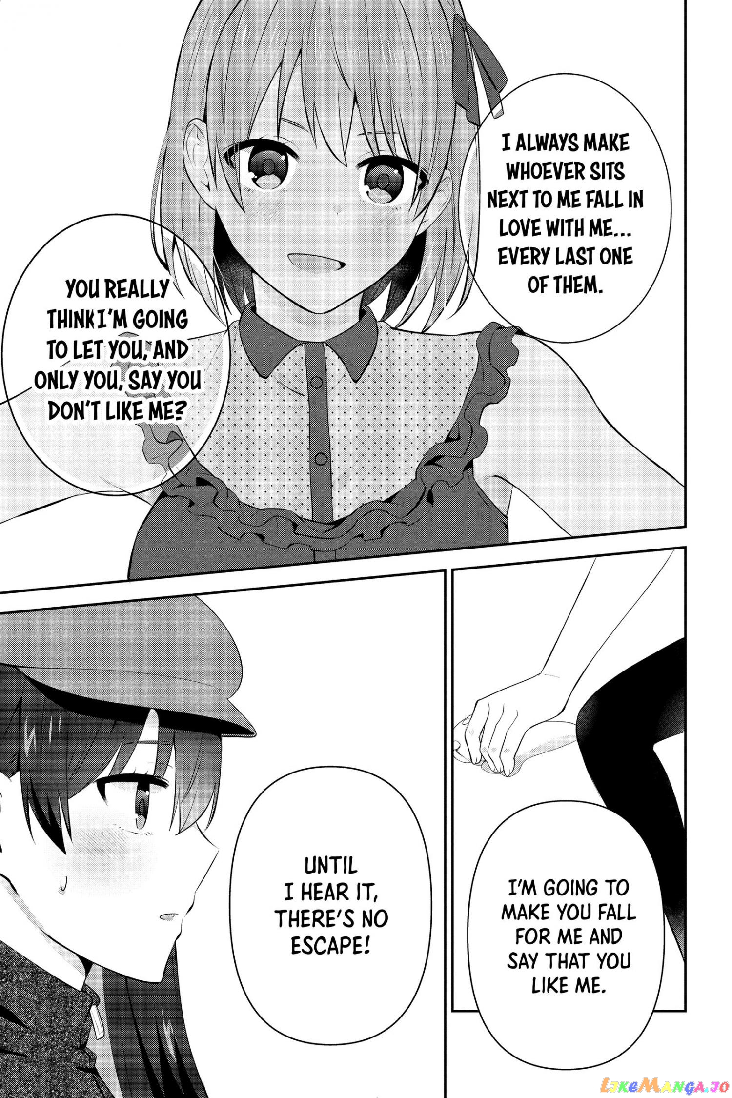 The Cute Girl Sitting Next To Me Is Trying To Make Me Fall In Love With Her As A Way To Ridicule Me, But The Tables Were Turned On Her Before She Knew It chapter 20 - page 20