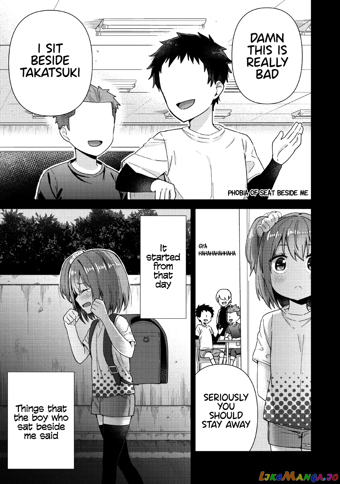 The Cute Girl Sitting Next To Me Is Trying To Make Me Fall In Love With Her As A Way To Ridicule Me, But The Tables Were Turned On Her Before She Knew It chapter 2 - page 1