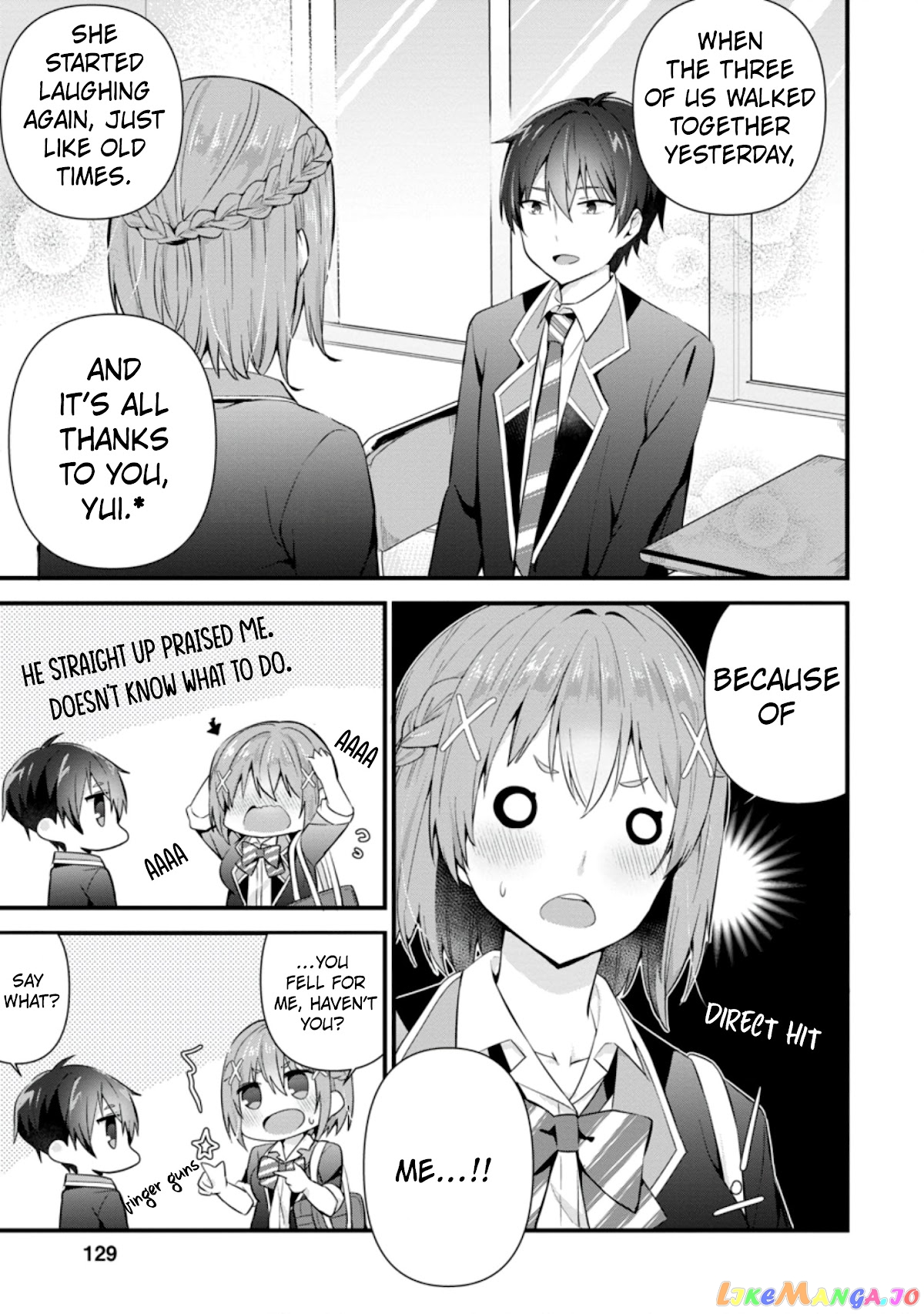 The Cute Girl Sitting Next To Me Is Trying To Make Me Fall In Love With Her As A Way To Ridicule Me, But The Tables Were Turned On Her Before She Knew It chapter 10 - page 6