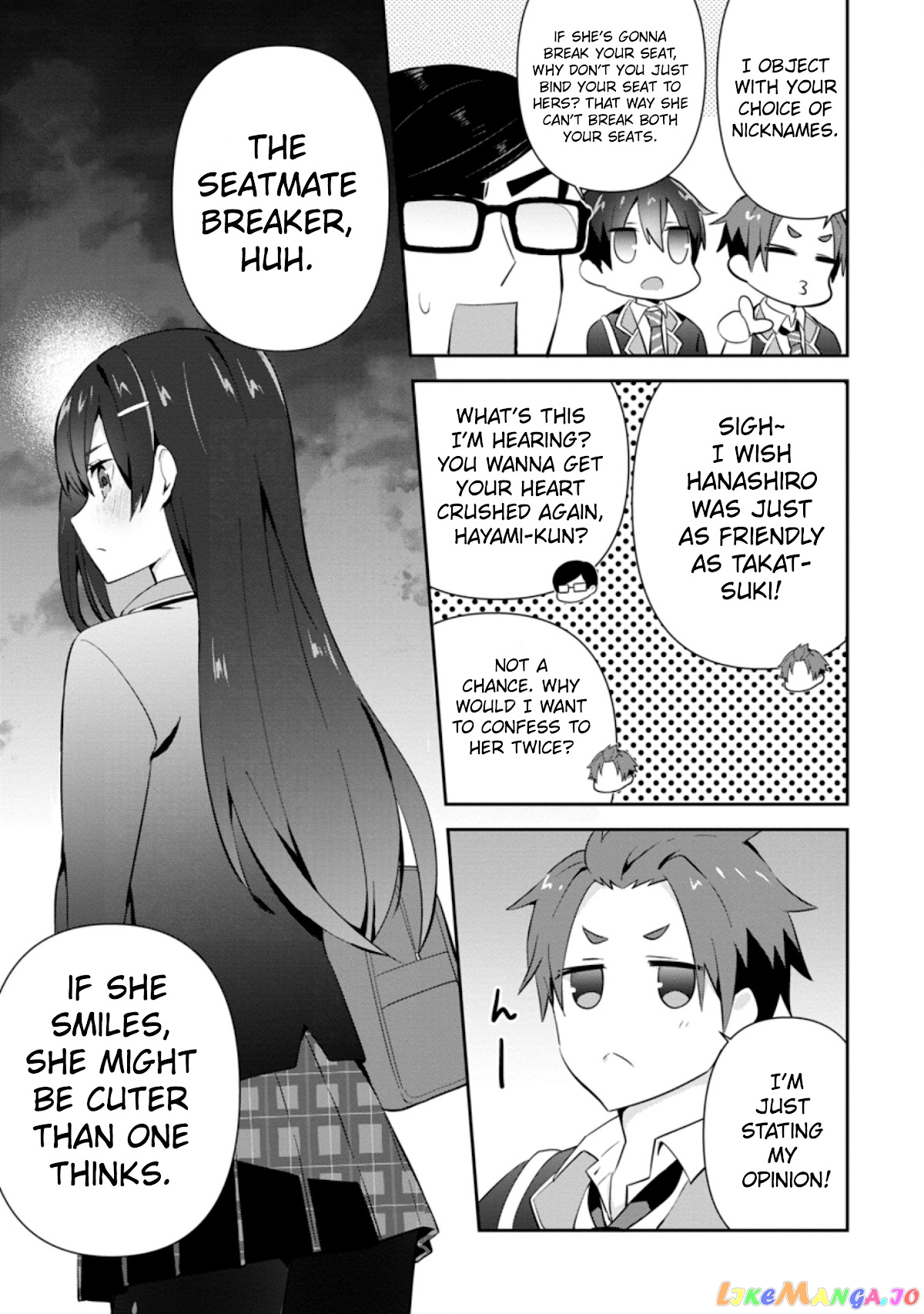 The Cute Girl Sitting Next To Me Is Trying To Make Me Fall In Love With Her As A Way To Ridicule Me, But The Tables Were Turned On Her Before She Knew It chapter 11 - page 6