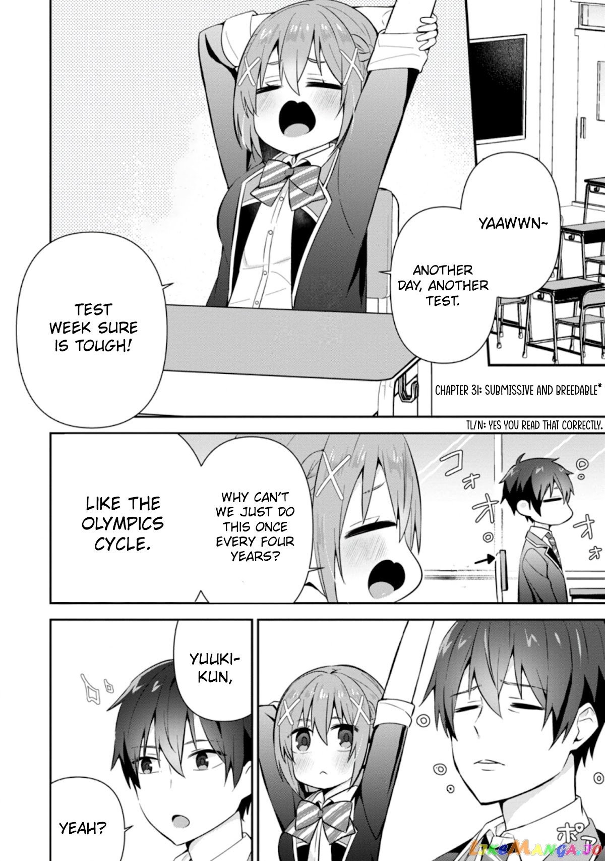 The Cute Girl Sitting Next To Me Is Trying To Make Me Fall In Love With Her As A Way To Ridicule Me, But The Tables Were Turned On Her Before She Knew It chapter 11 - page 7