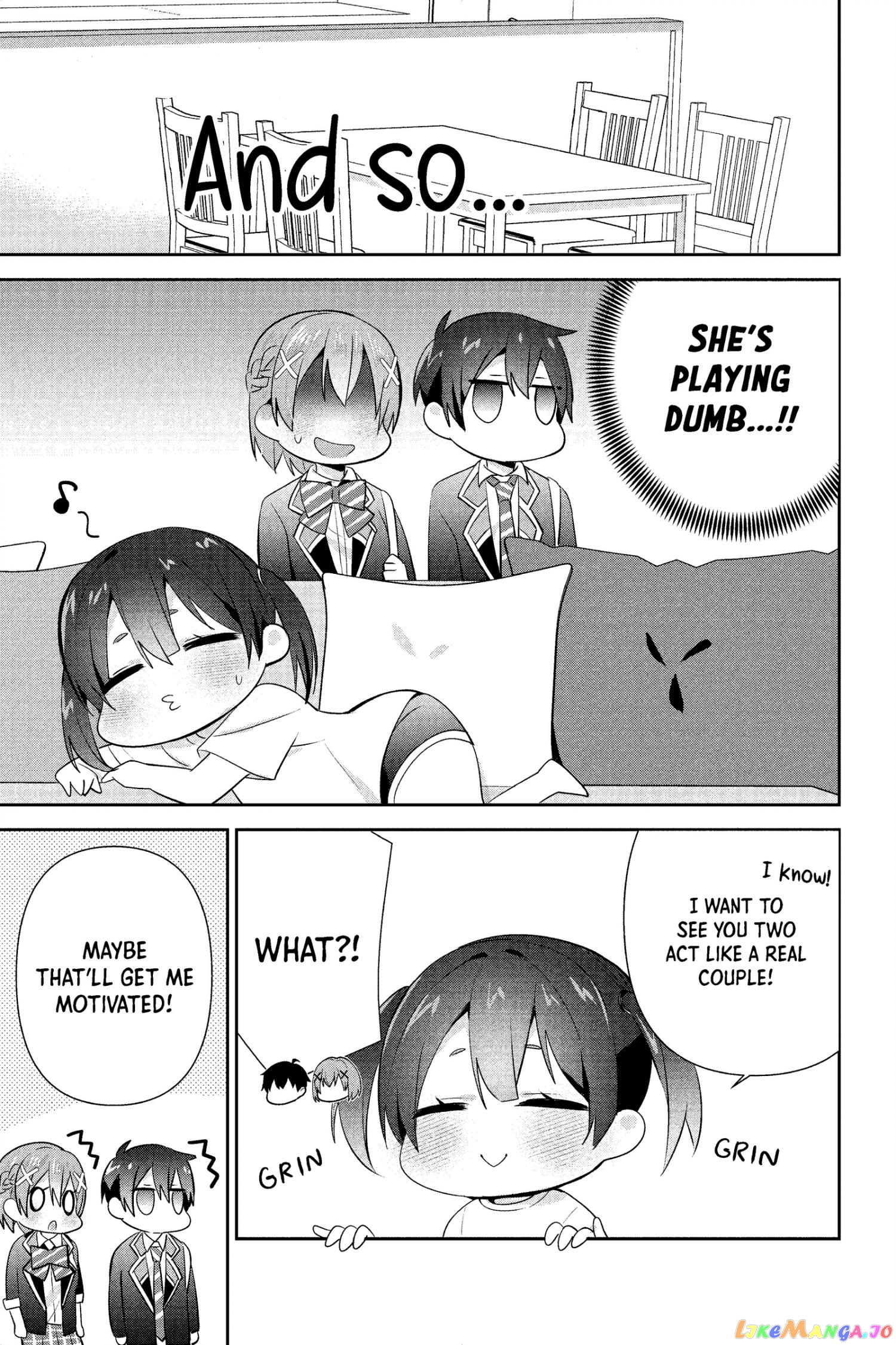The Cute Girl Sitting Next To Me Is Trying To Make Me Fall In Love With Her As A Way To Ridicule Me, But The Tables Were Turned On Her Before She Knew It chapter 12 - page 10