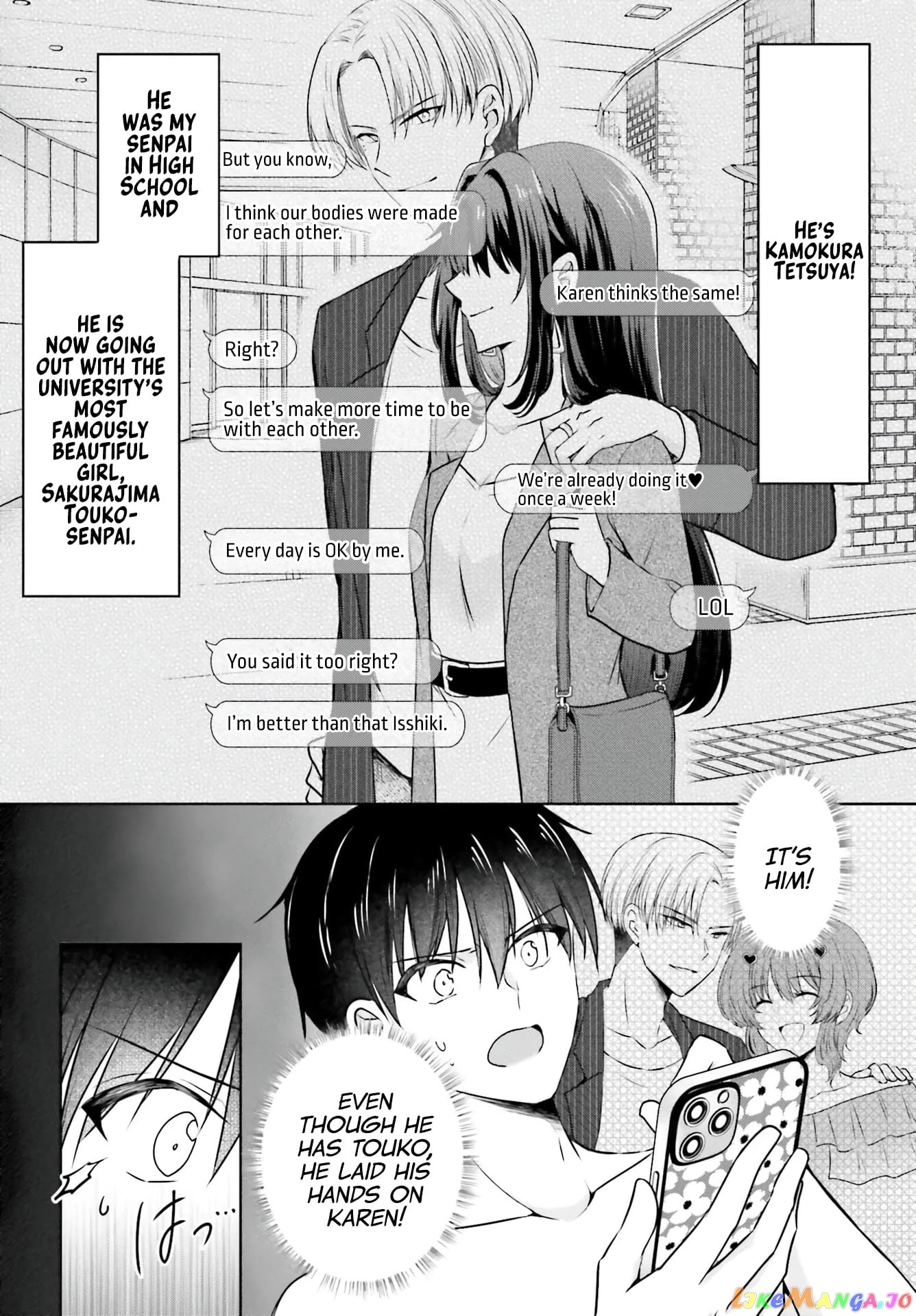 My Girlfriend Cheated on Me With a Senior, so I’m Cheating on Her With His Girlfriend chapter 1 - page 10