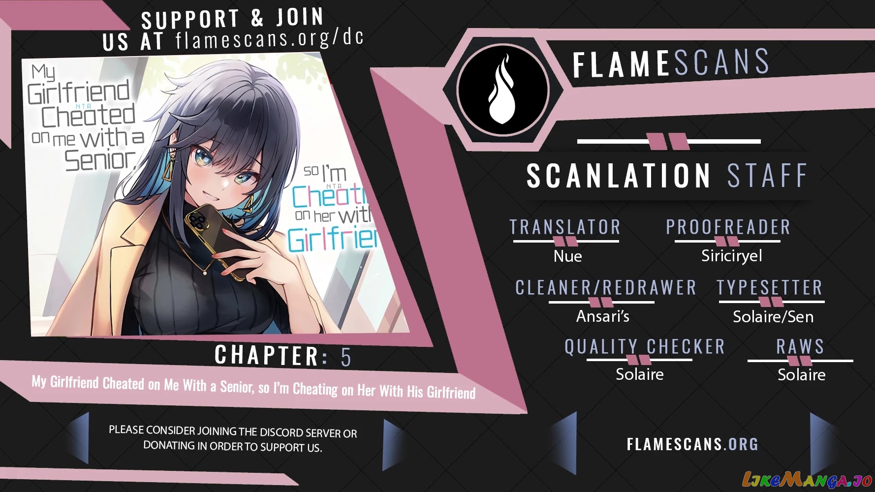 My Girlfriend Cheated on Me With a Senior, so I’m Cheating on Her With His Girlfriend chapter 5 - page 1